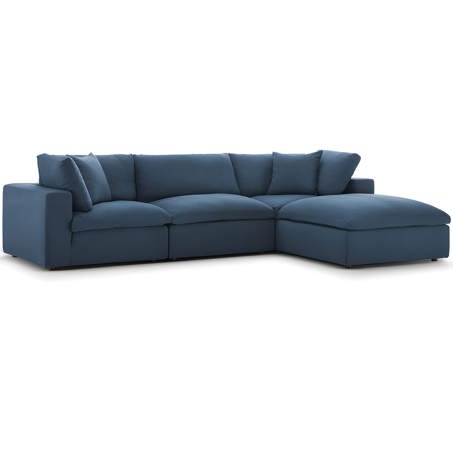 Modway Copper Grove Hrazdan Down-filled 4-piece Sectional Sofa Set