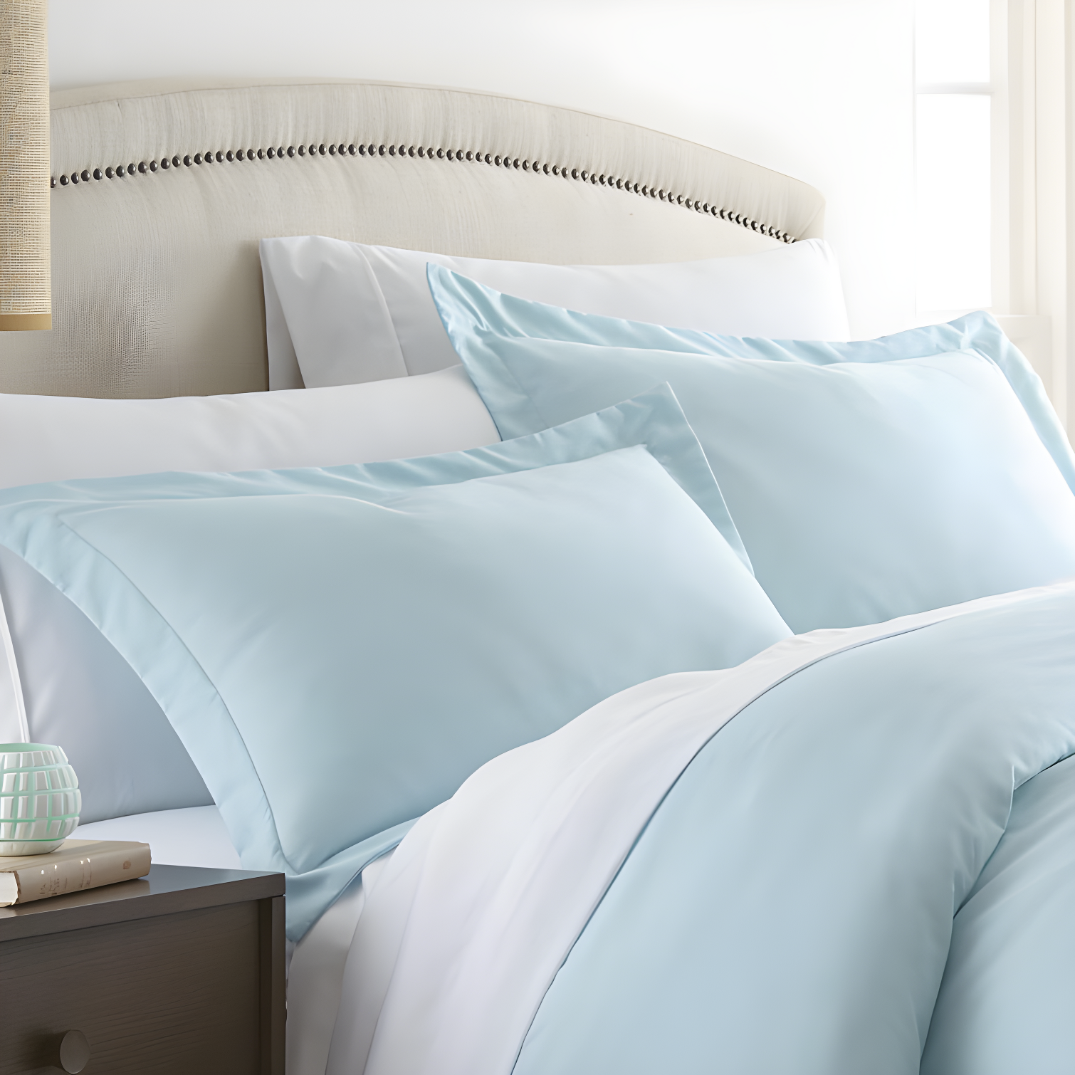 Pillow Shams 2-Pack Microfiber Ultra Soft Bedding (Set of 2)