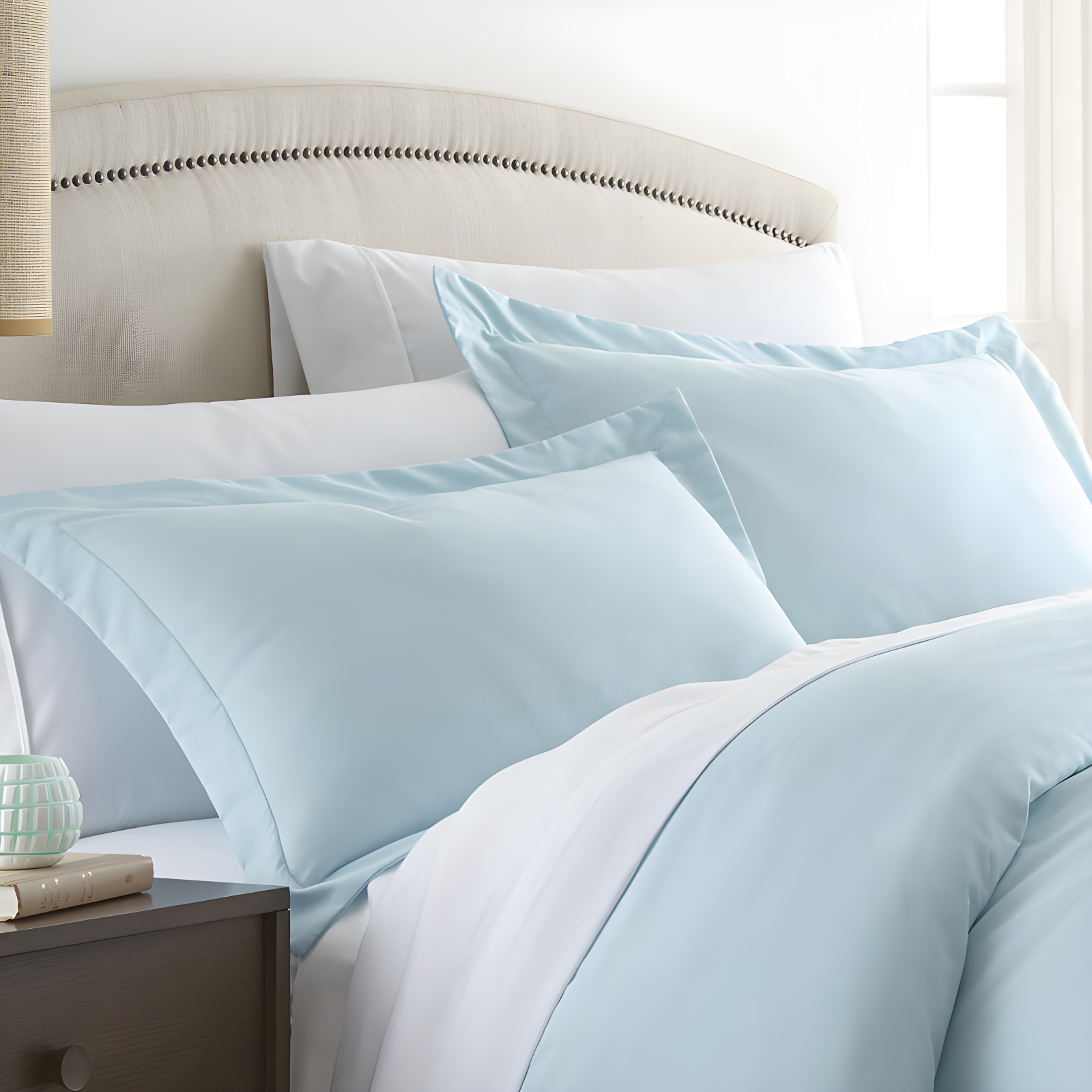 Pillow Shams 2-Pack Microfiber Ultra Soft Bedding (Set of 2)