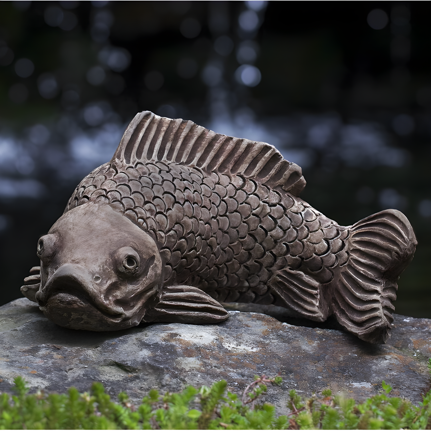 Large Koi Statue