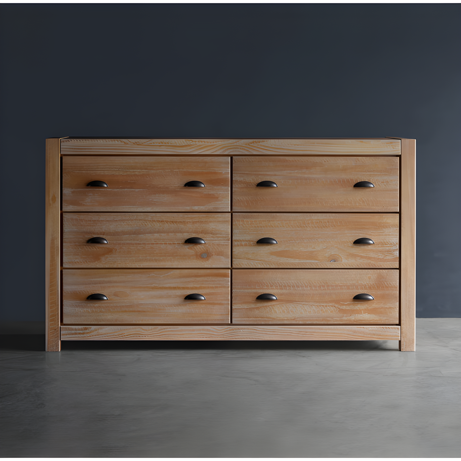 Montauk Solid Wood 59.5'' W 6 - Drawer Dresser