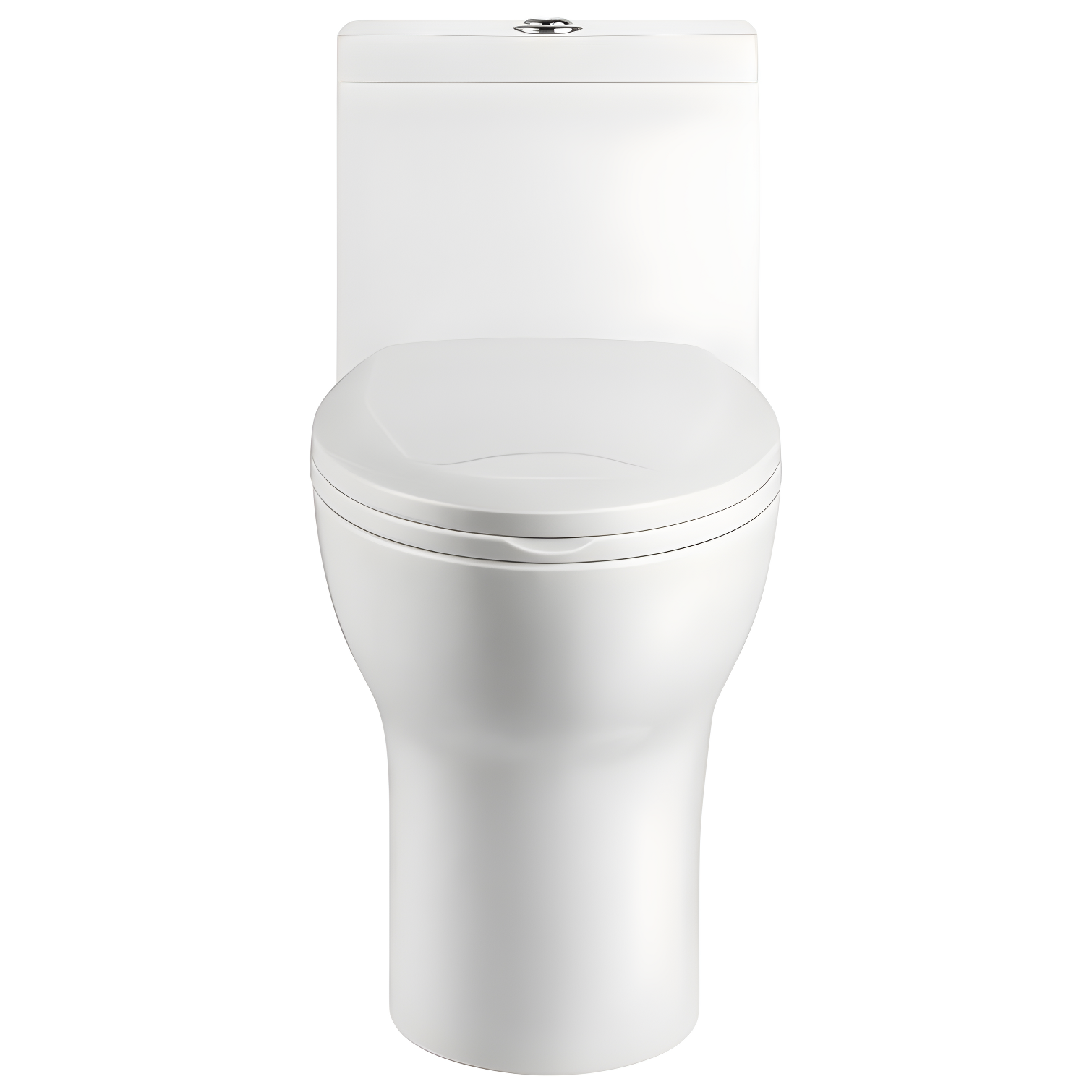 Ally Standard Bathroom Toielt, Modern Toilet with Comfort Chair Height Floor Mounted(Seat Included)
