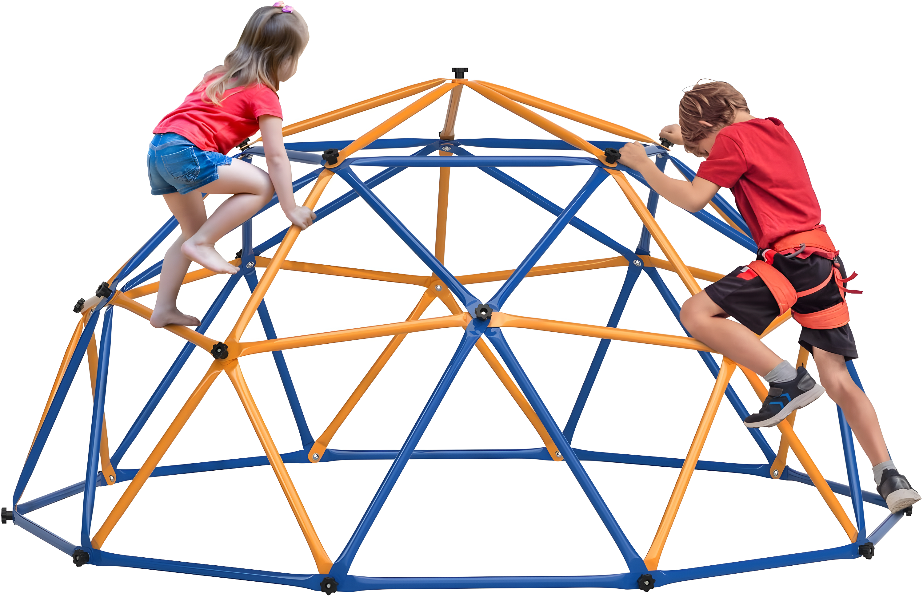JAXPETY Climbing Dome,10 FT Outdoor Toddler Climbing Toys, Toddler Jungle Gym Playground Sets for Backyards, Kids Outdoor Climbing Structures 500 Lbs. Capacity