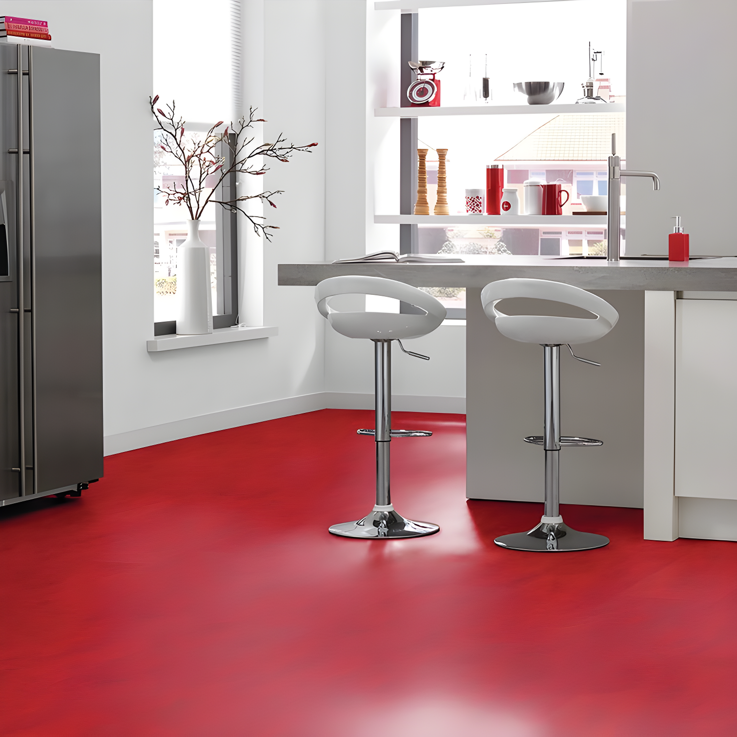 Marmoleum Cinch Loc Seal 11.81” x 11.81” x 9.9mm Laminate Flooring