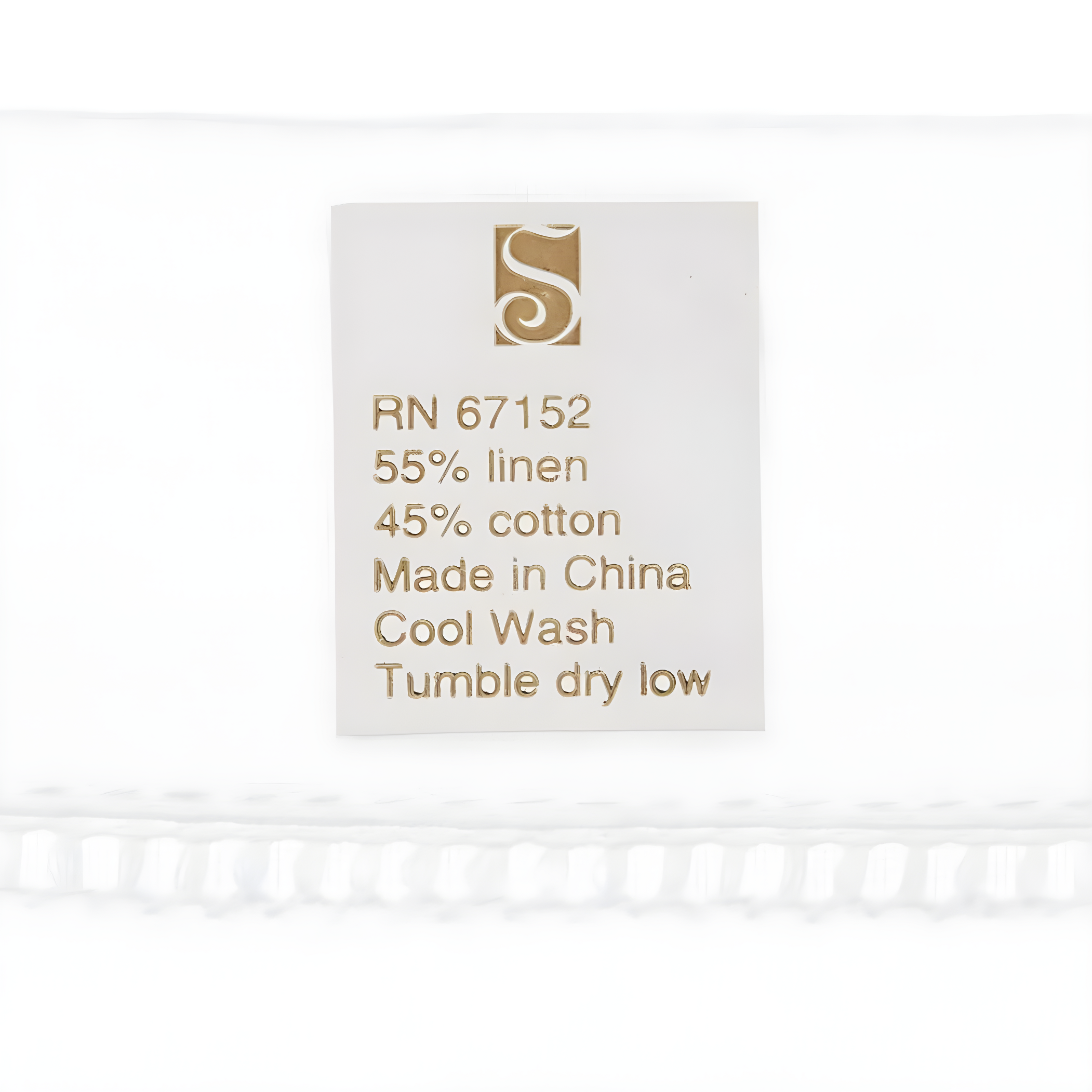 SARO 6100C.W20S 20 in. 24 by 7 Everyday Square Hemstitched Dinner Napkin - White  Set of 4