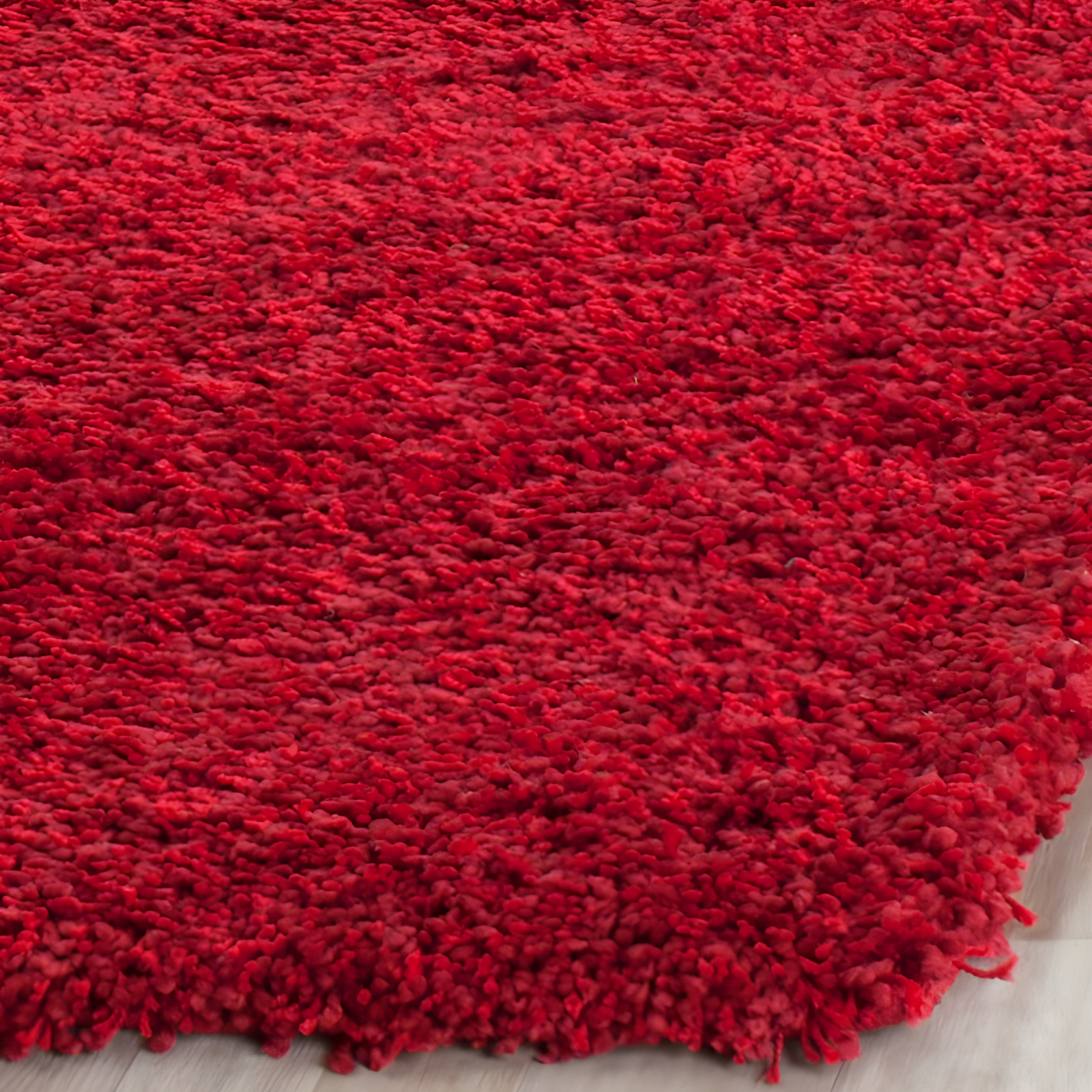 Shag SG151 Power Loomed Area Rug - Red - 8'6"x12' - Safavieh.