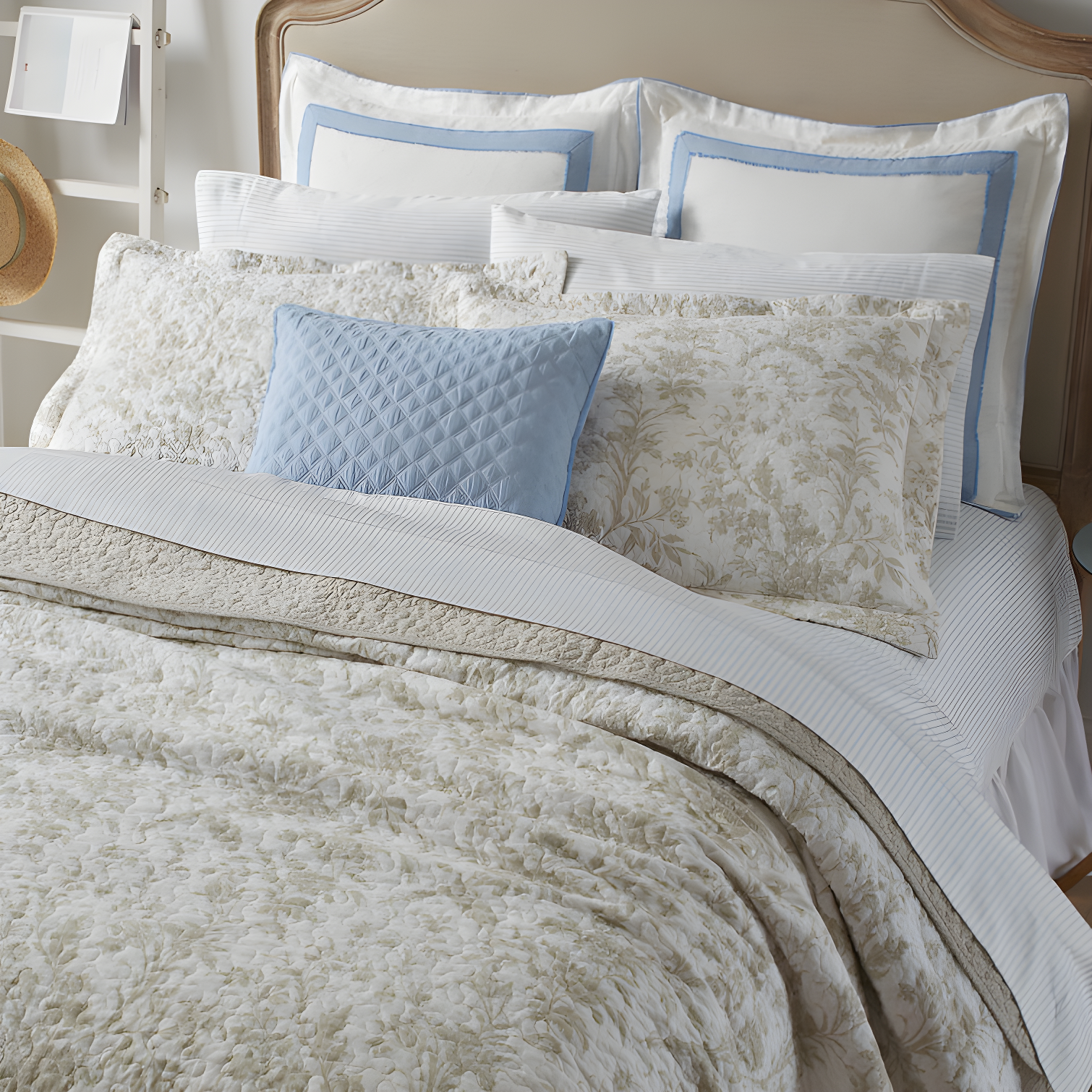 Laura Ashley Amberley Reversible Cotton Quilt Set