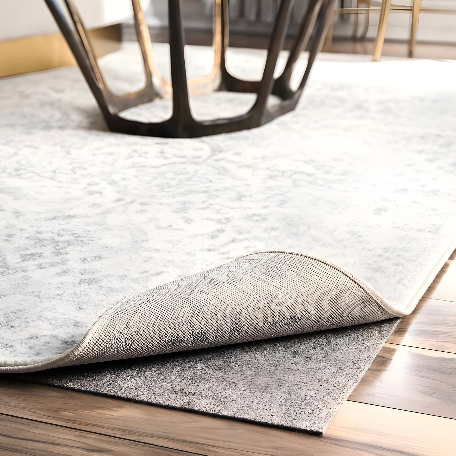Nuloom Brody Eco-Friendly Non Skid Rug Pad 8x10, Gray