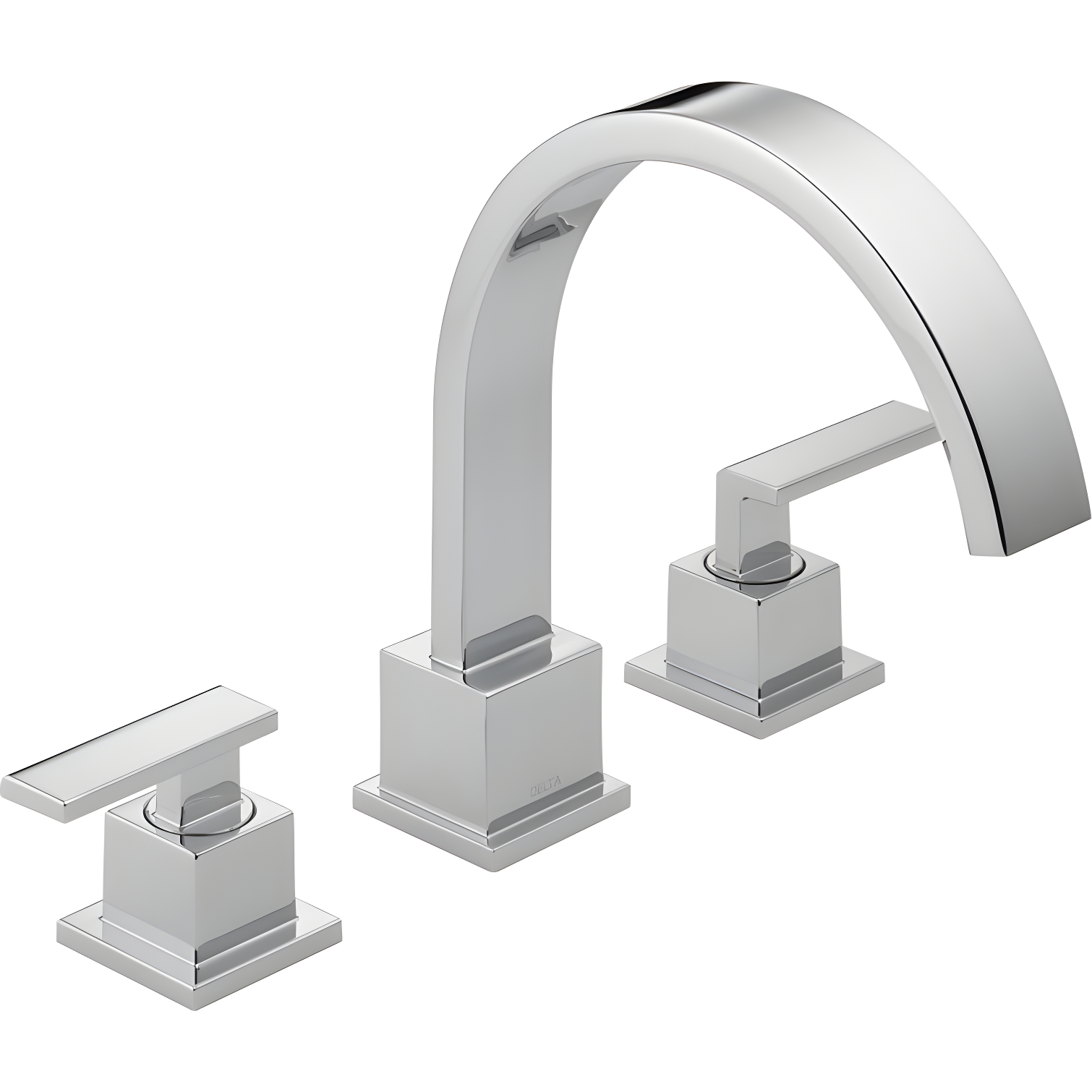 Vero Double Handle Deck Mounted Roman Tub Faucet Trim