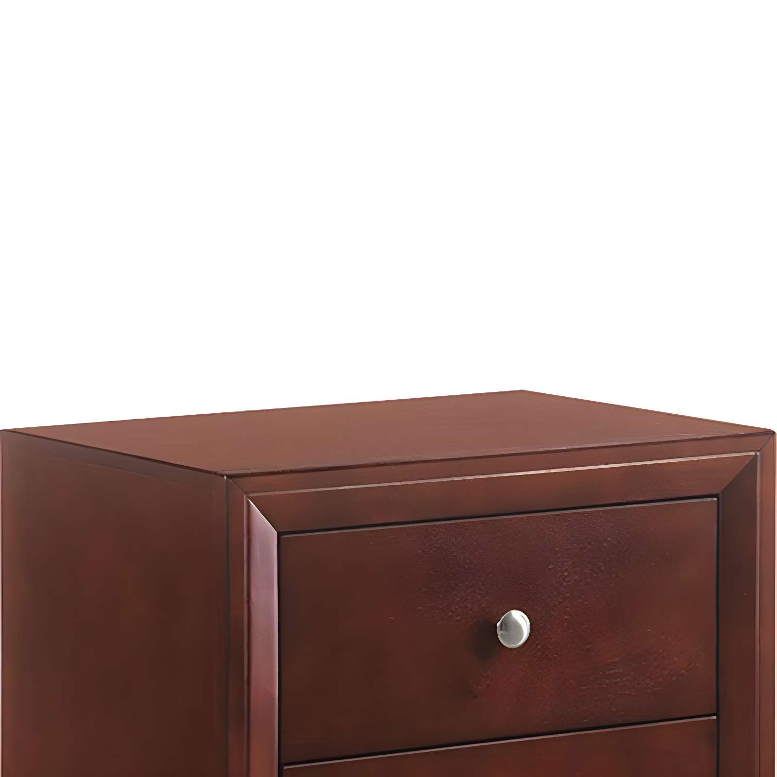 22" Ilana Nightstand Brown Cherry - Acme Furniture: Wood Composite, No Assembly, Meets ASTM Safety Standards