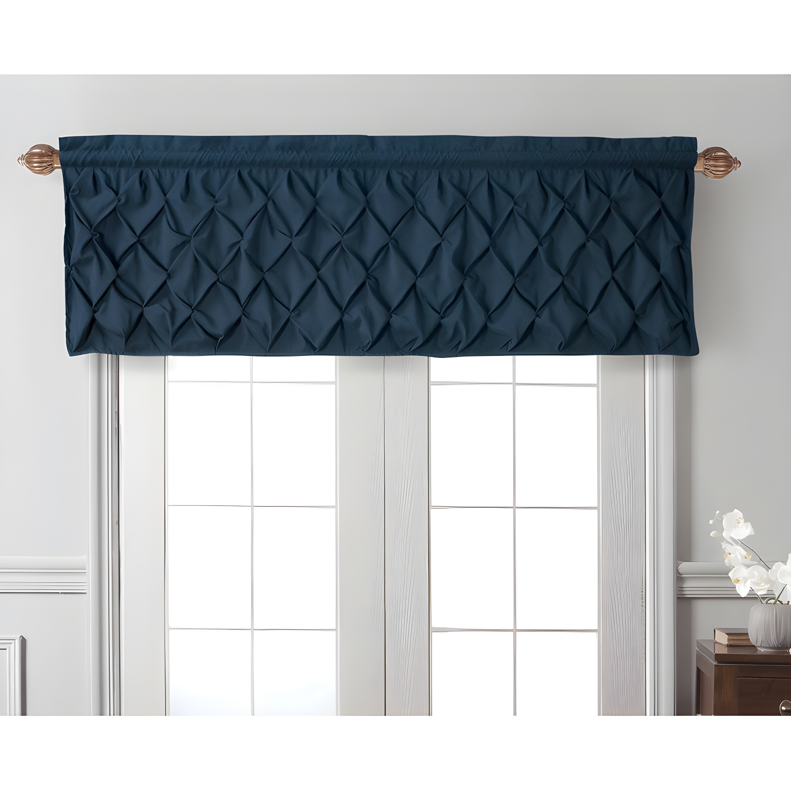 Remorb Modern Window Valance with Rod Pocket