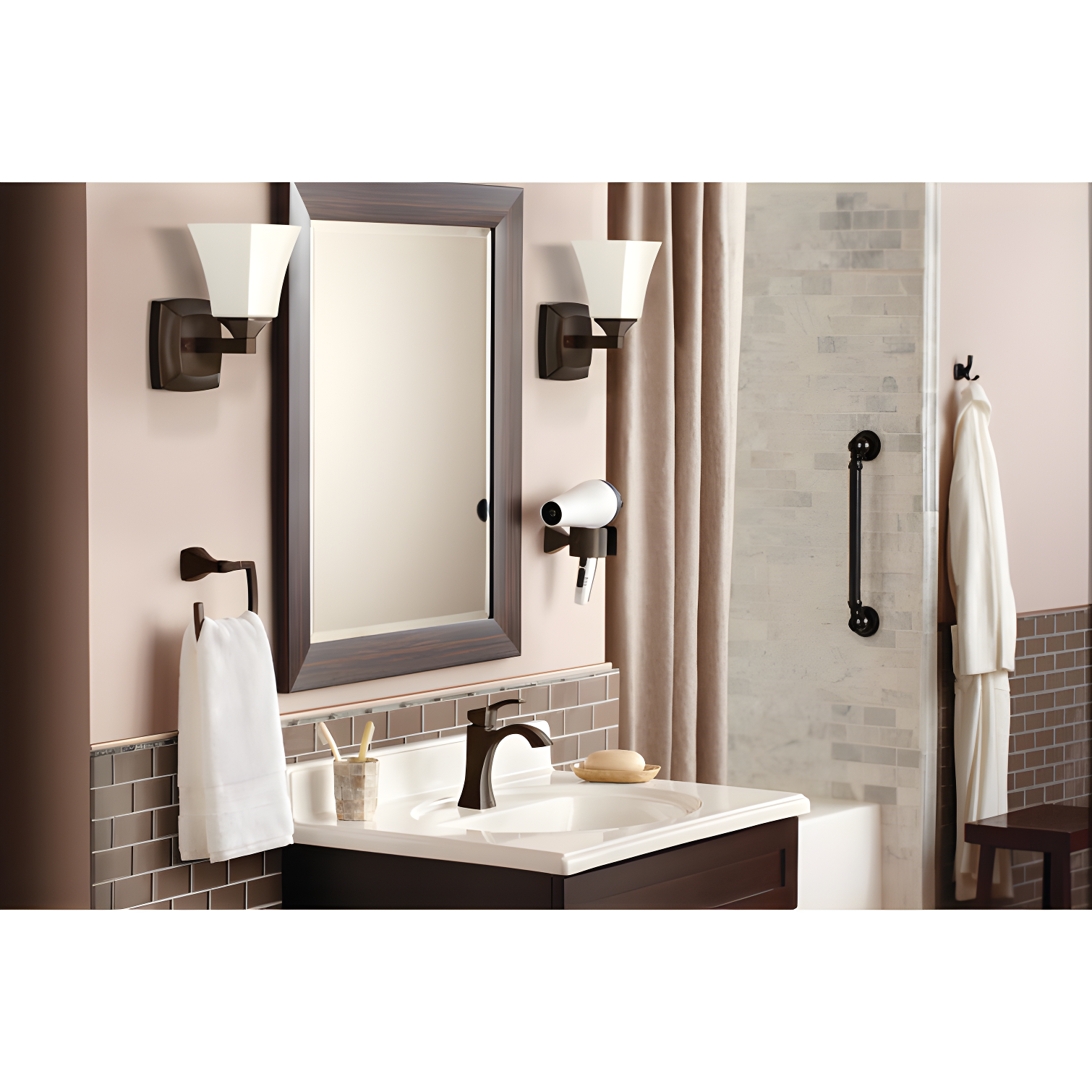 Moen Voss Wall Mounted Towel Ring