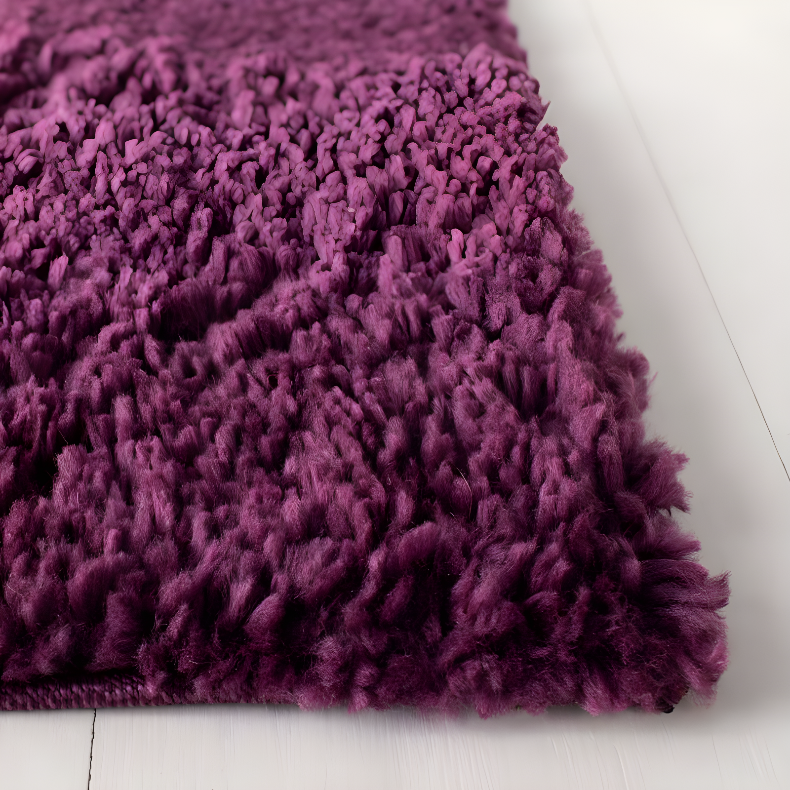 August Shag 900 AUG900 Power Loomed Indoor Area Rug - Purple - 6'x9' - Safavieh