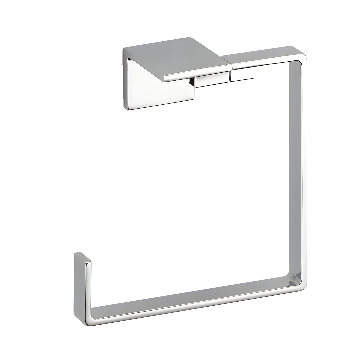 Vero Wall Mount Square Open Towel Ring Bath Hardware Accessory