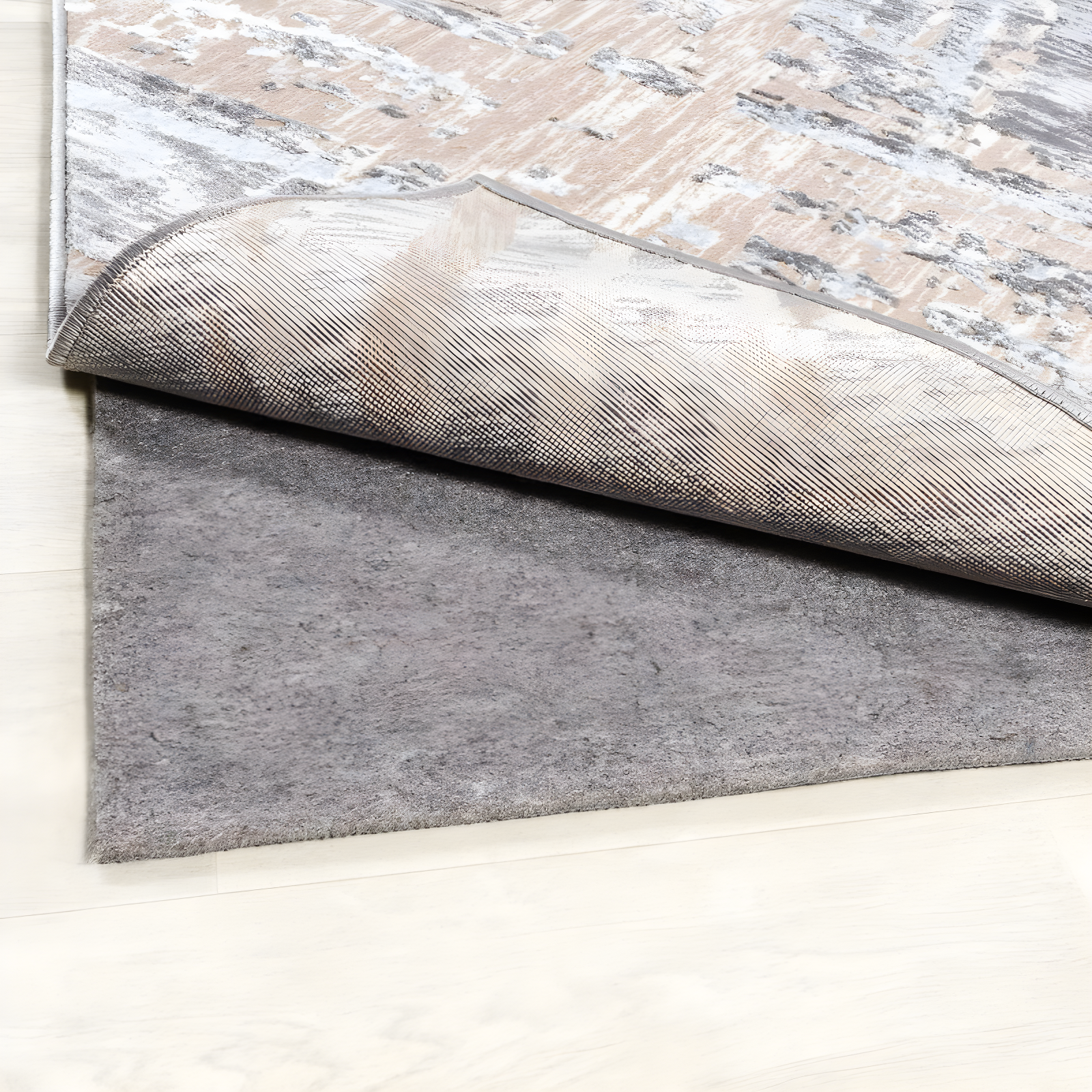 JONATHAN Y Comfort Plus Gray/Brown 5 ft. x 8 ft. Rug Pad