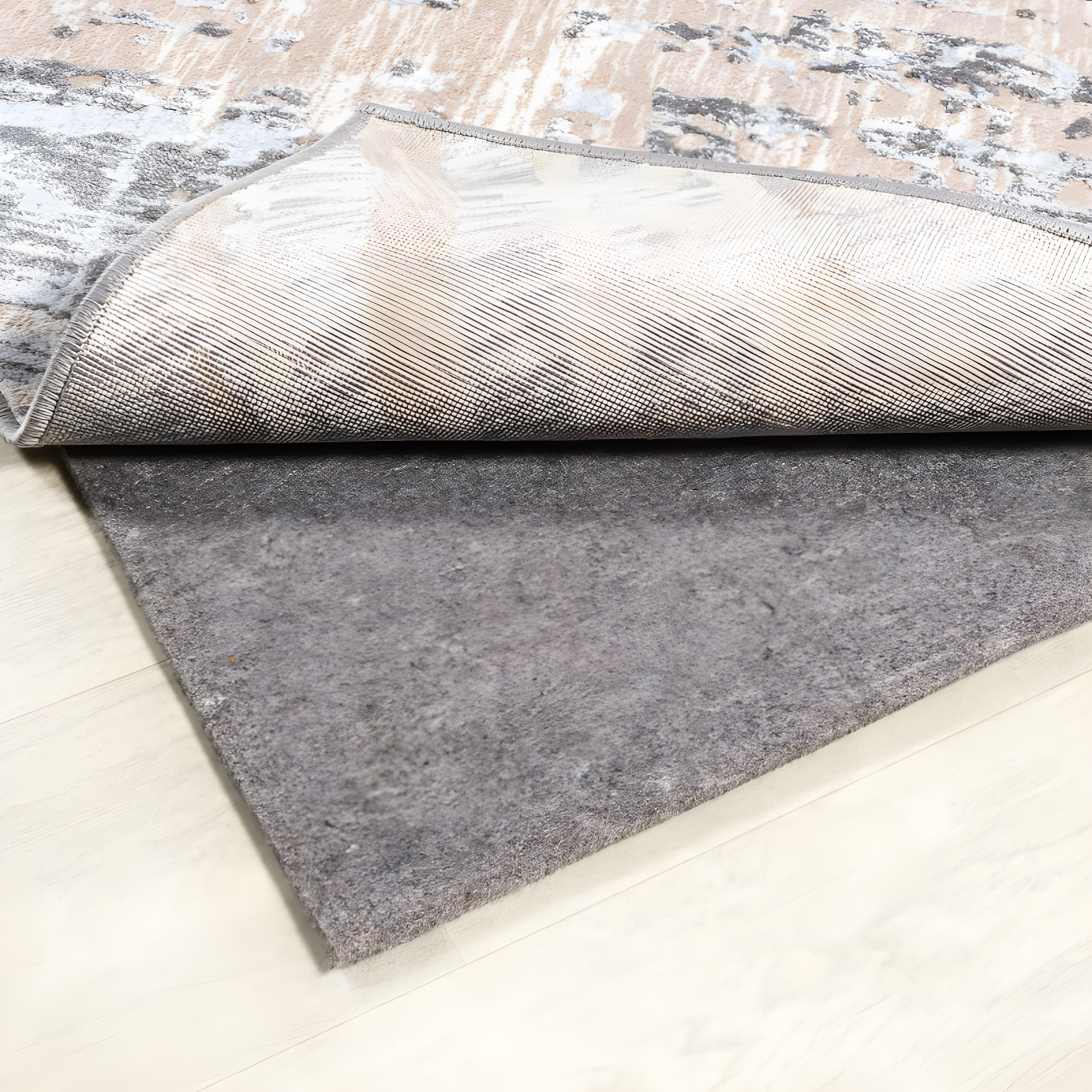 JONATHAN Y Comfort Plus Gray/Brown 5 ft. x 8 ft. Rug Pad