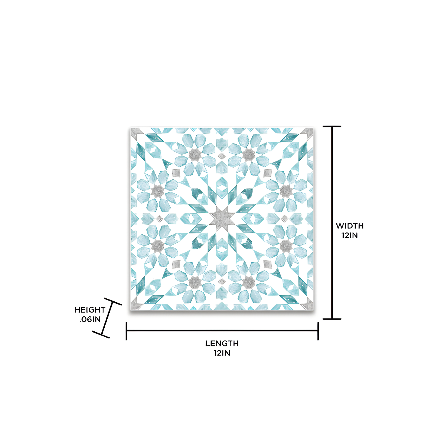 Radiance 0.06'' Thick 12'' W x 12'' L
