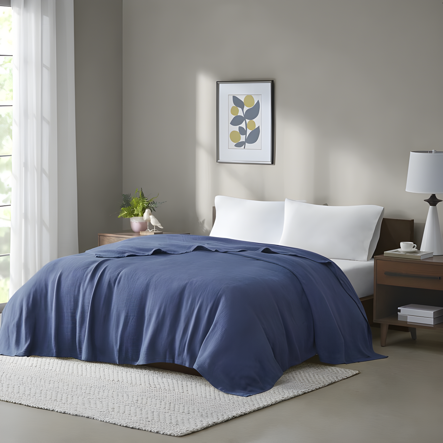 Freshspun Basketweave Cotton Blanket