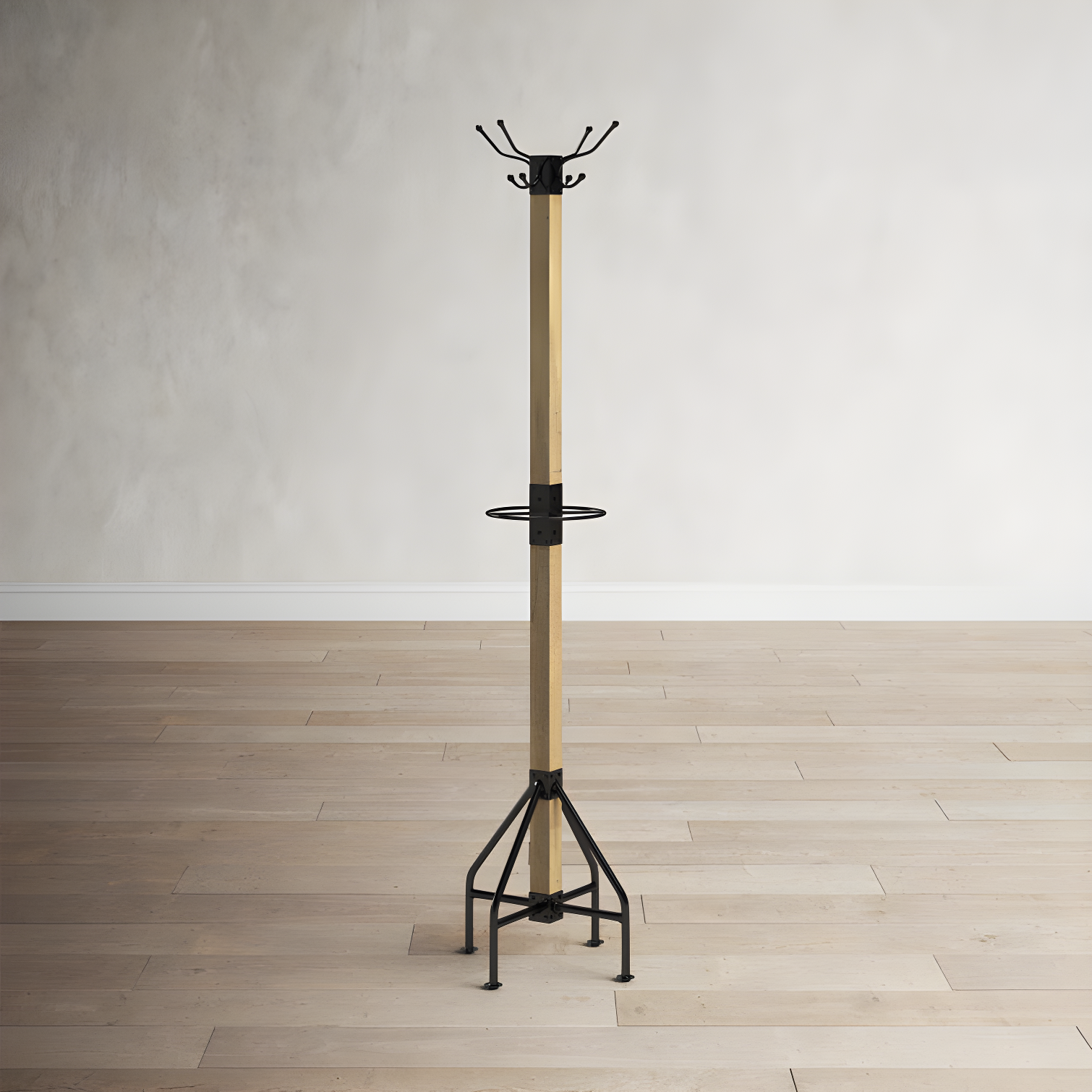 Donan 8 - Hooks Freestanding Coat Rack