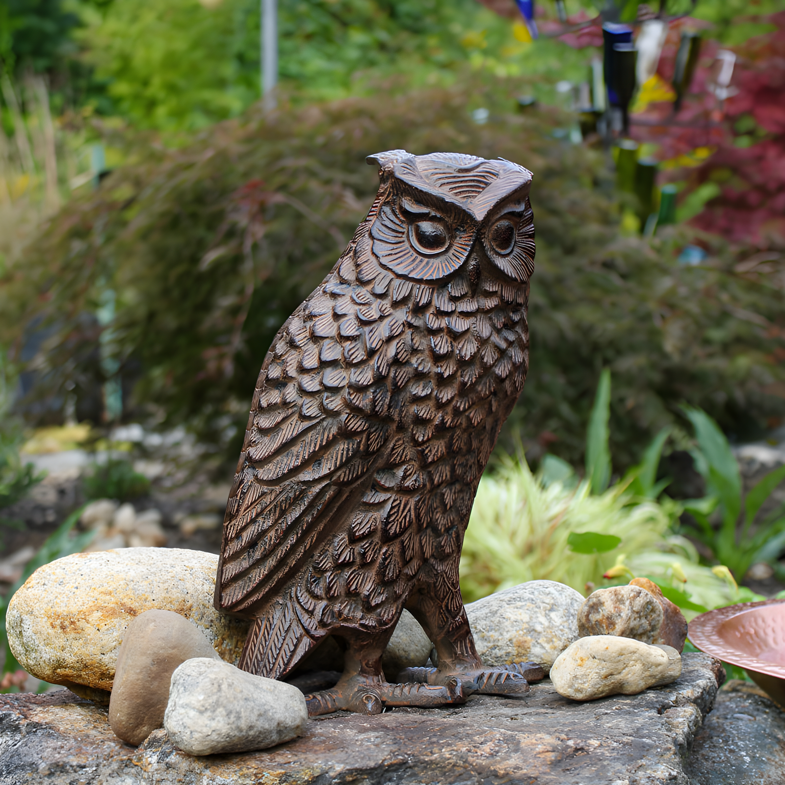 Millwood Pines Shaeffer Bird Metal Garden Statue