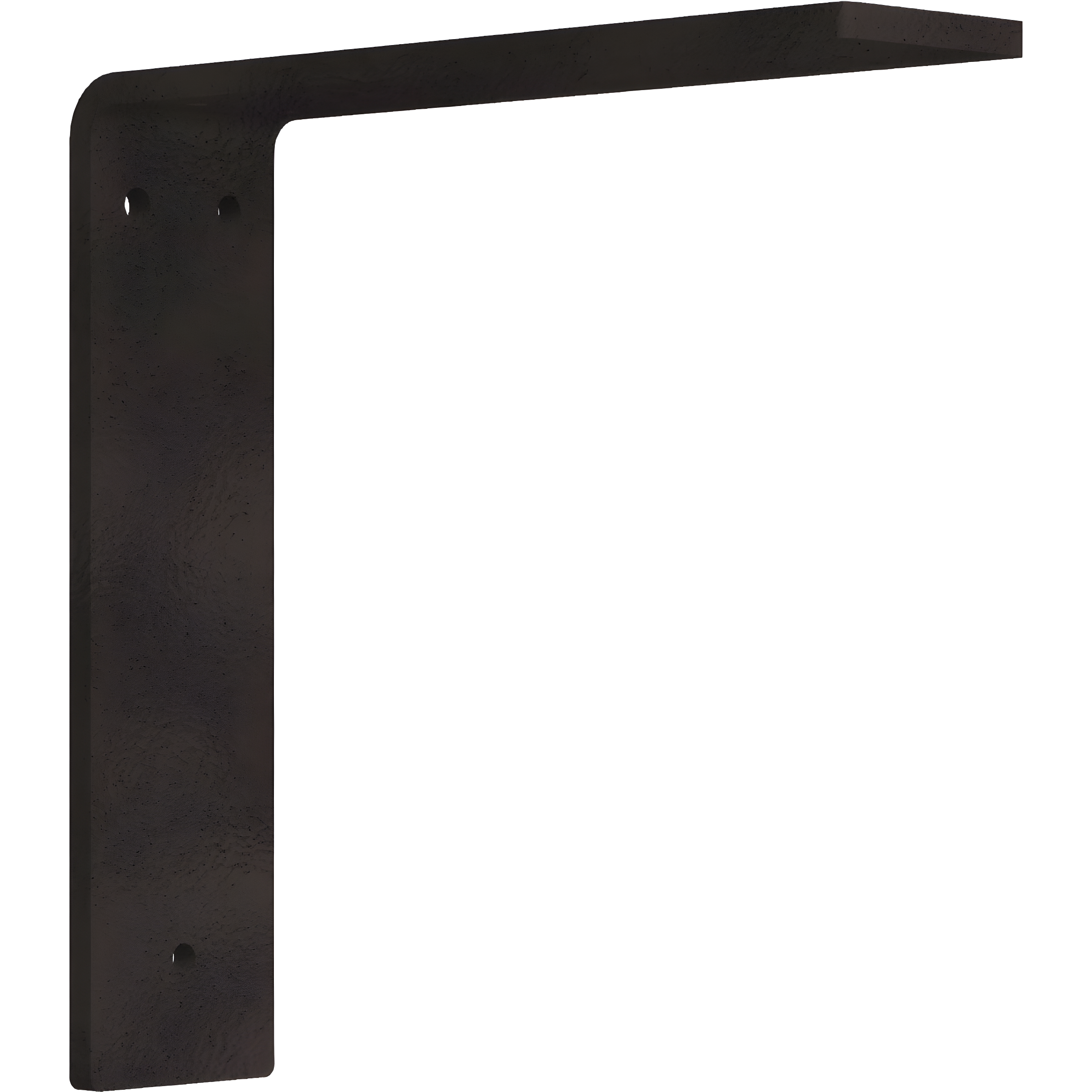 Ekena Millwork 2"W x 8"D x 8"H Hamilton Steel Bracket, Hammered Brown