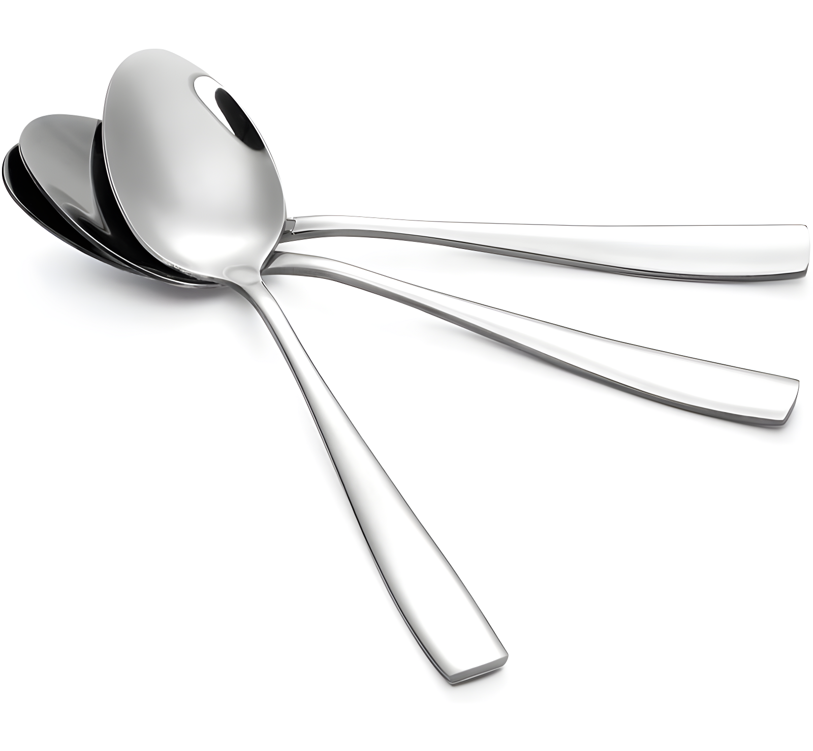 24-Piece Large Stainless Steel Dinner Spoons