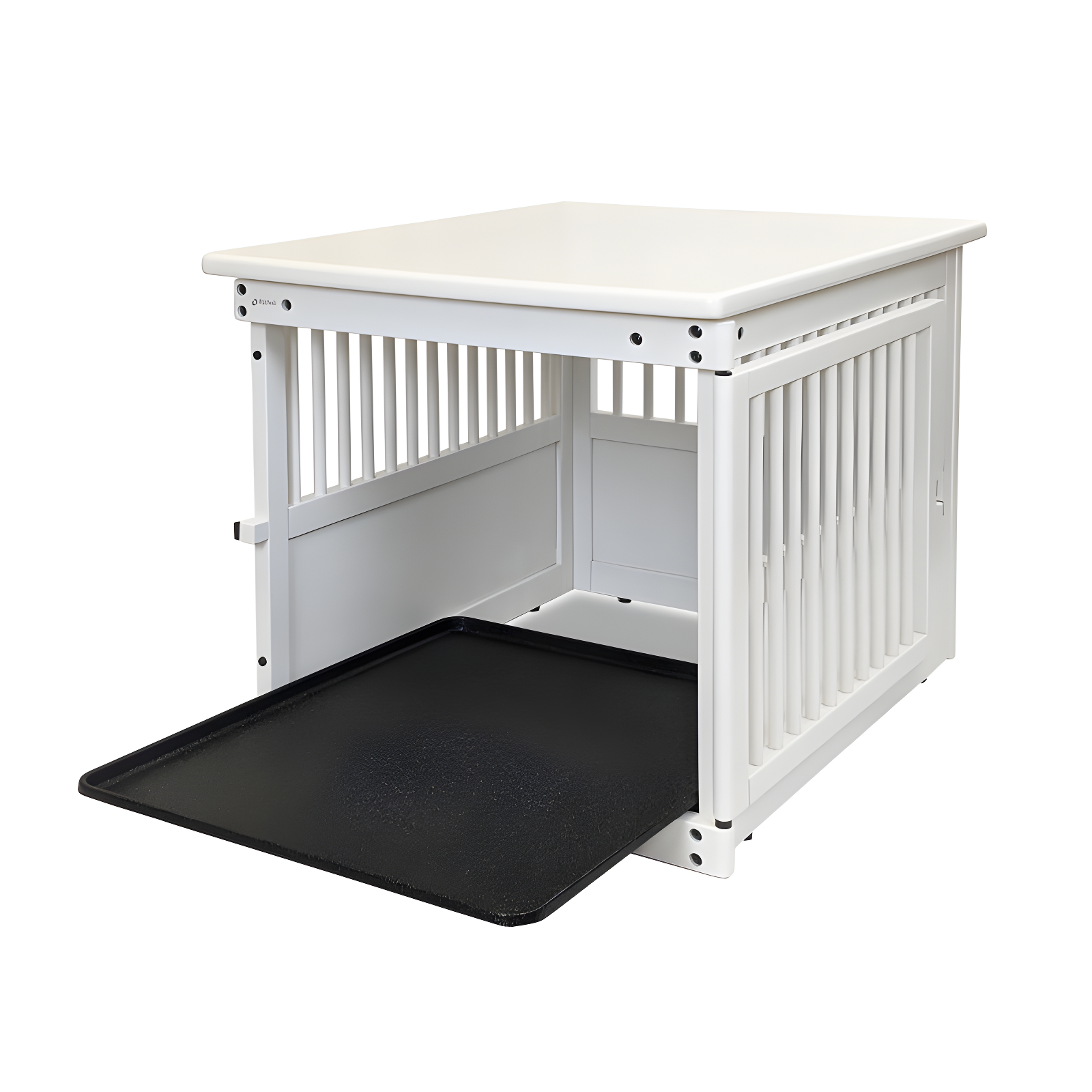 Richell Wooden End Table Pet Crate
