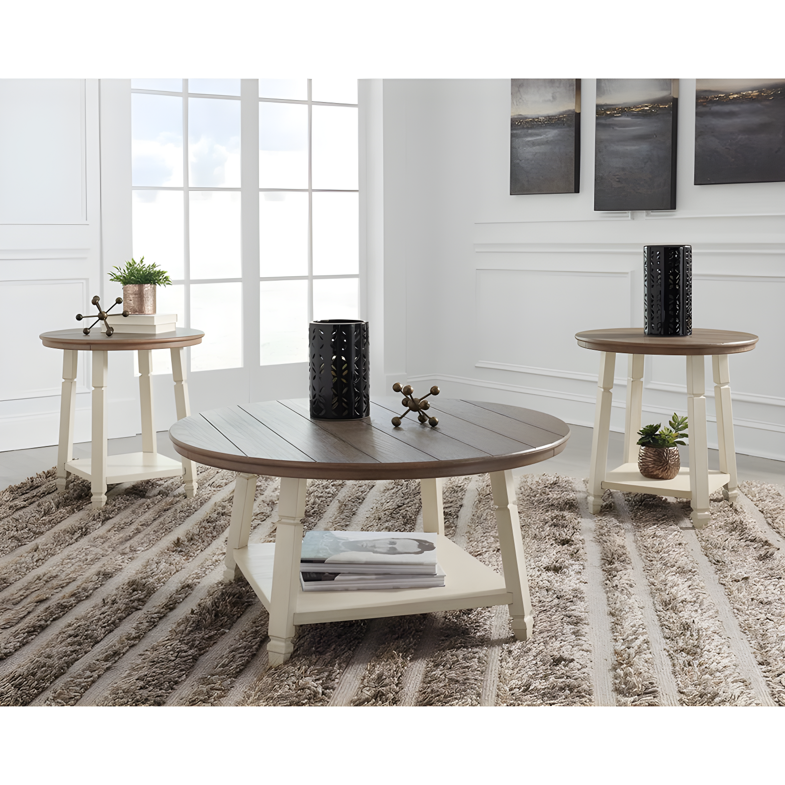 August Grove® Hackett 3 - Piece Living Room Table Set