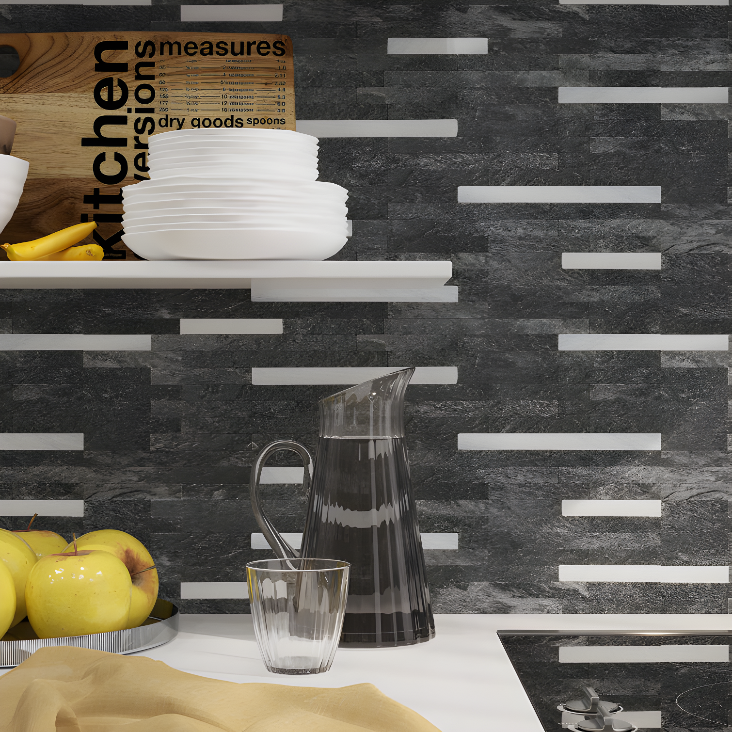 Avant Decor Aluminum Peel and Stick Mosaic Tile