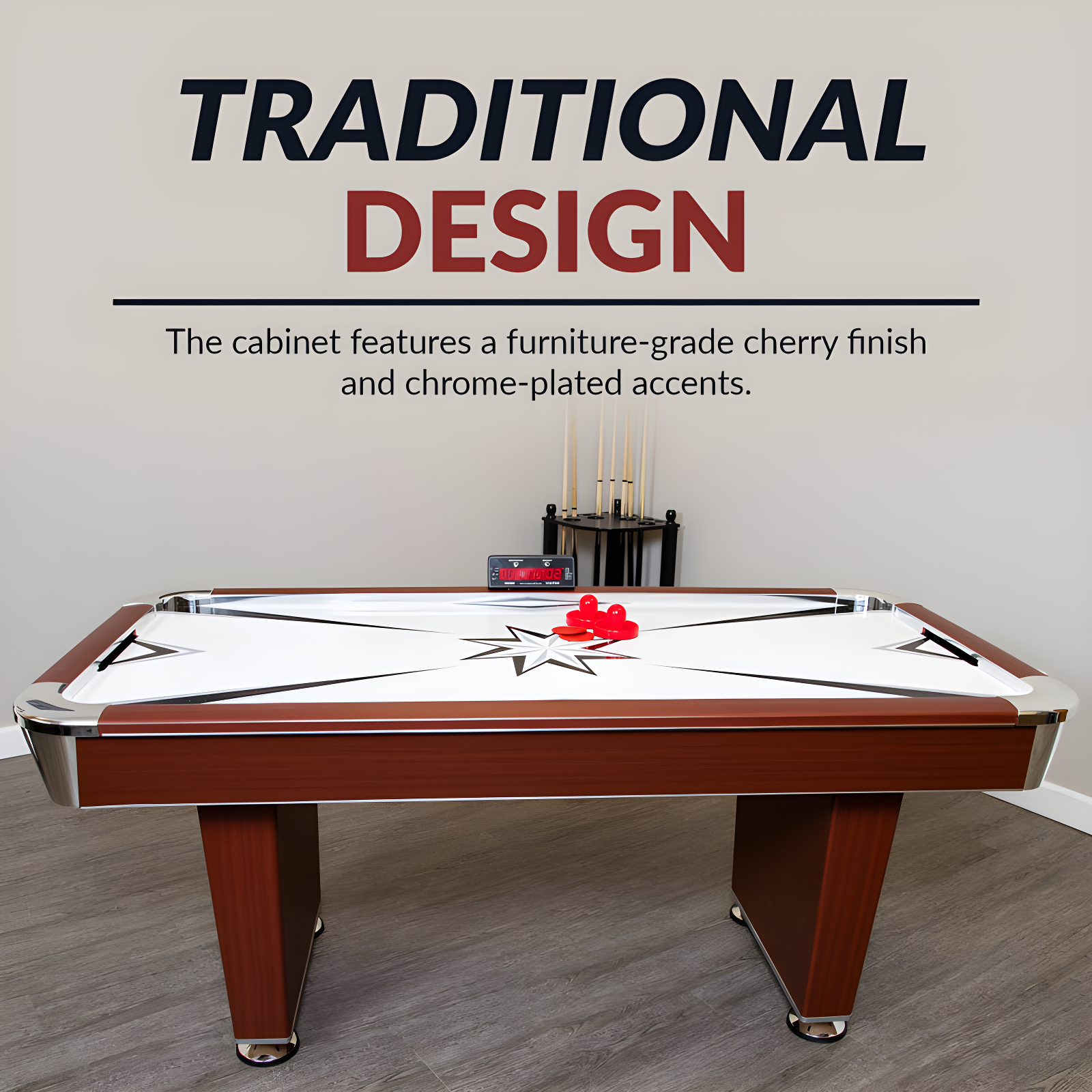 Midtown 72'' 2 - Player Air Hockey Table with Digital Scoreboard