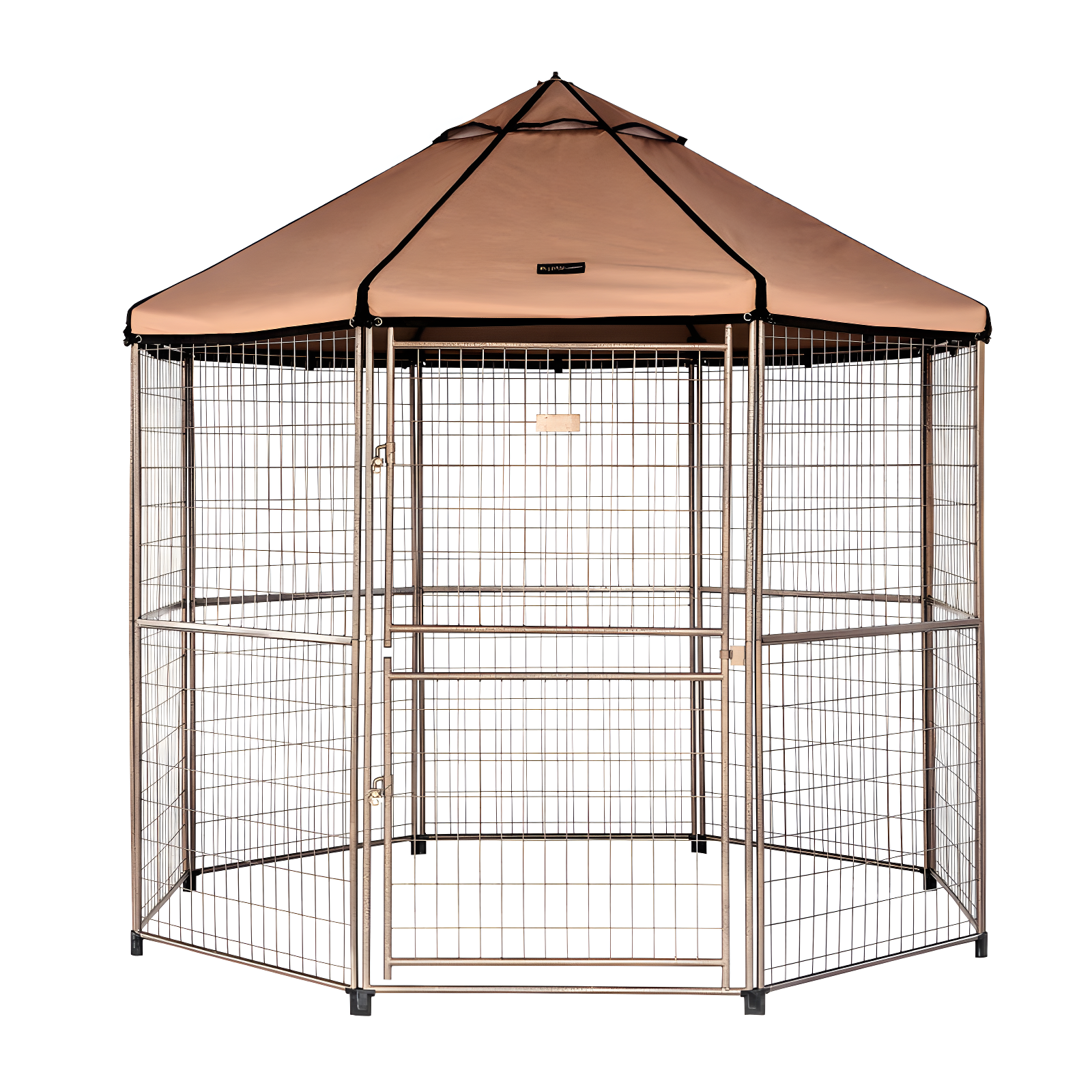 PET GAZEBO Pet Gazebo Dog Kennel Play Pen with Market Top Canopy