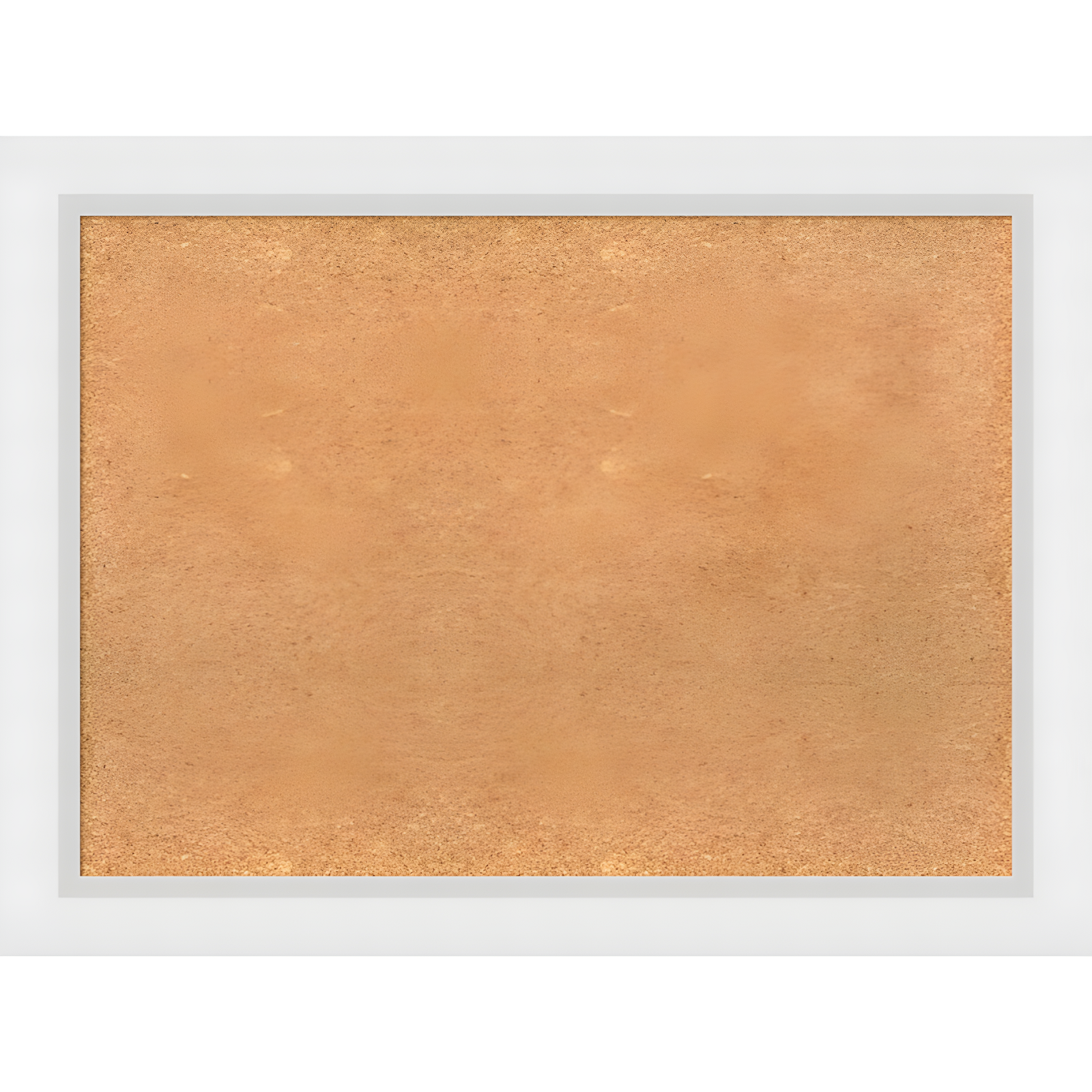 Amanti Art Natural Cork Board Wood Framed Blanco White Bulletin Board 32 in. x 24 in.