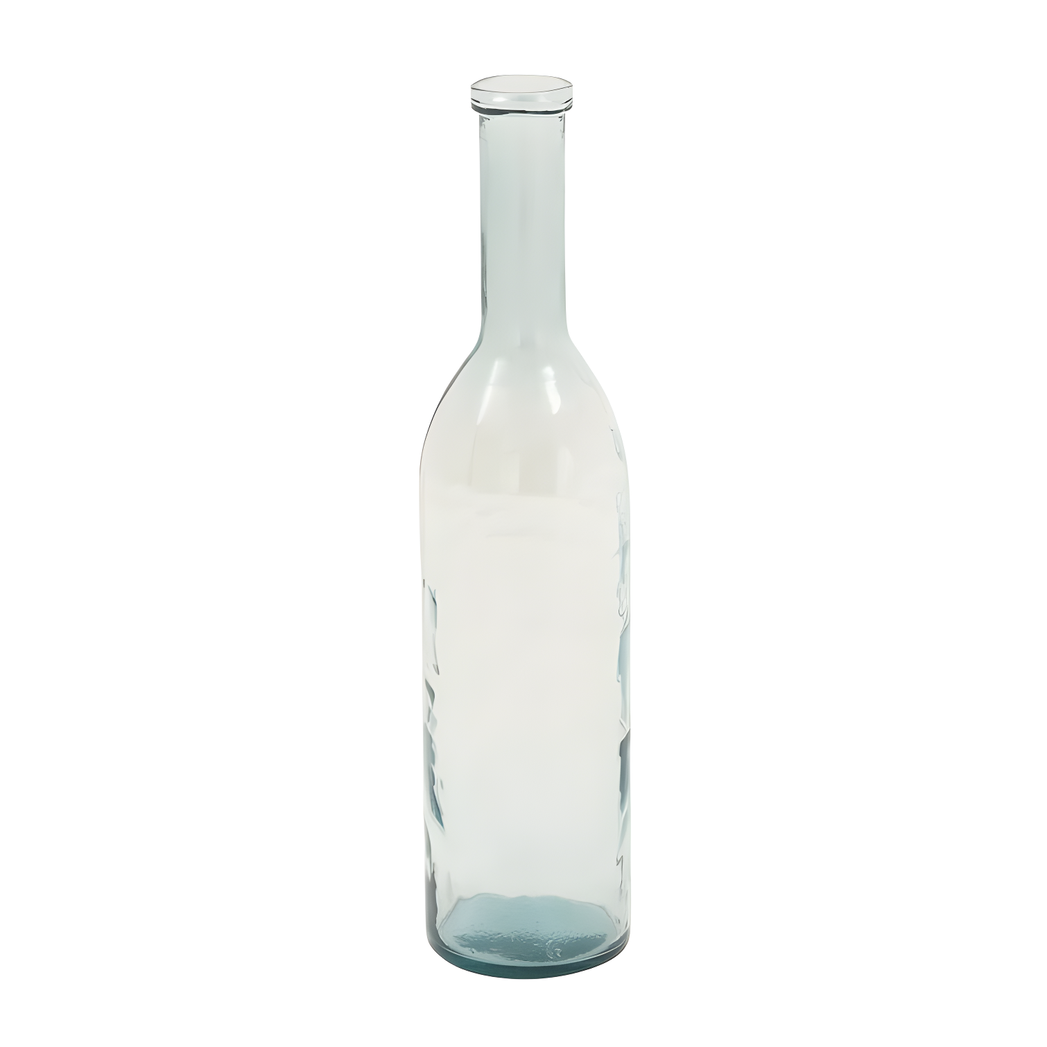 Recycled Glass Handmade Spanish Decorative Blue Vase