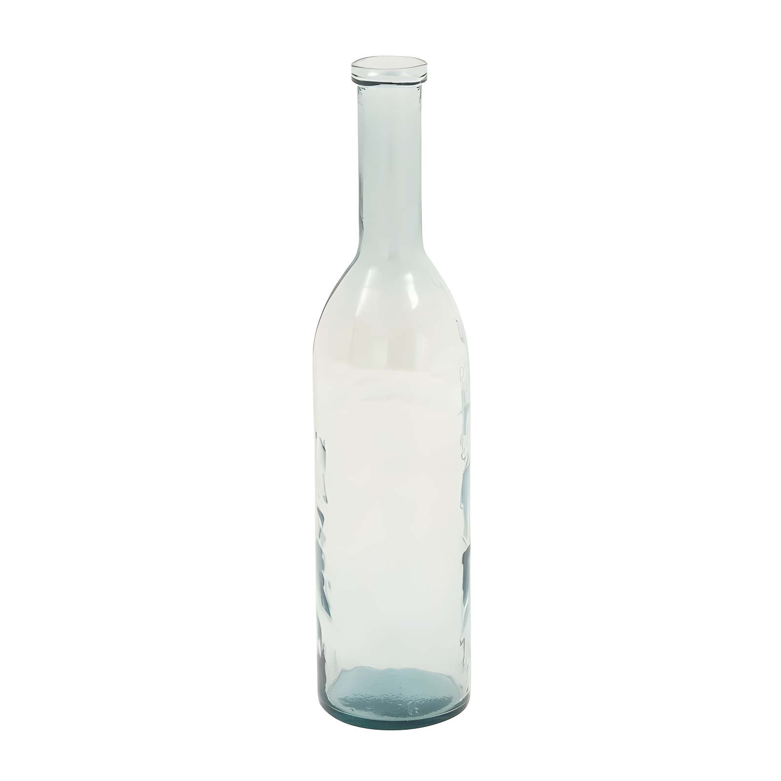 Recycled Glass Handmade Spanish Decorative Blue Vase