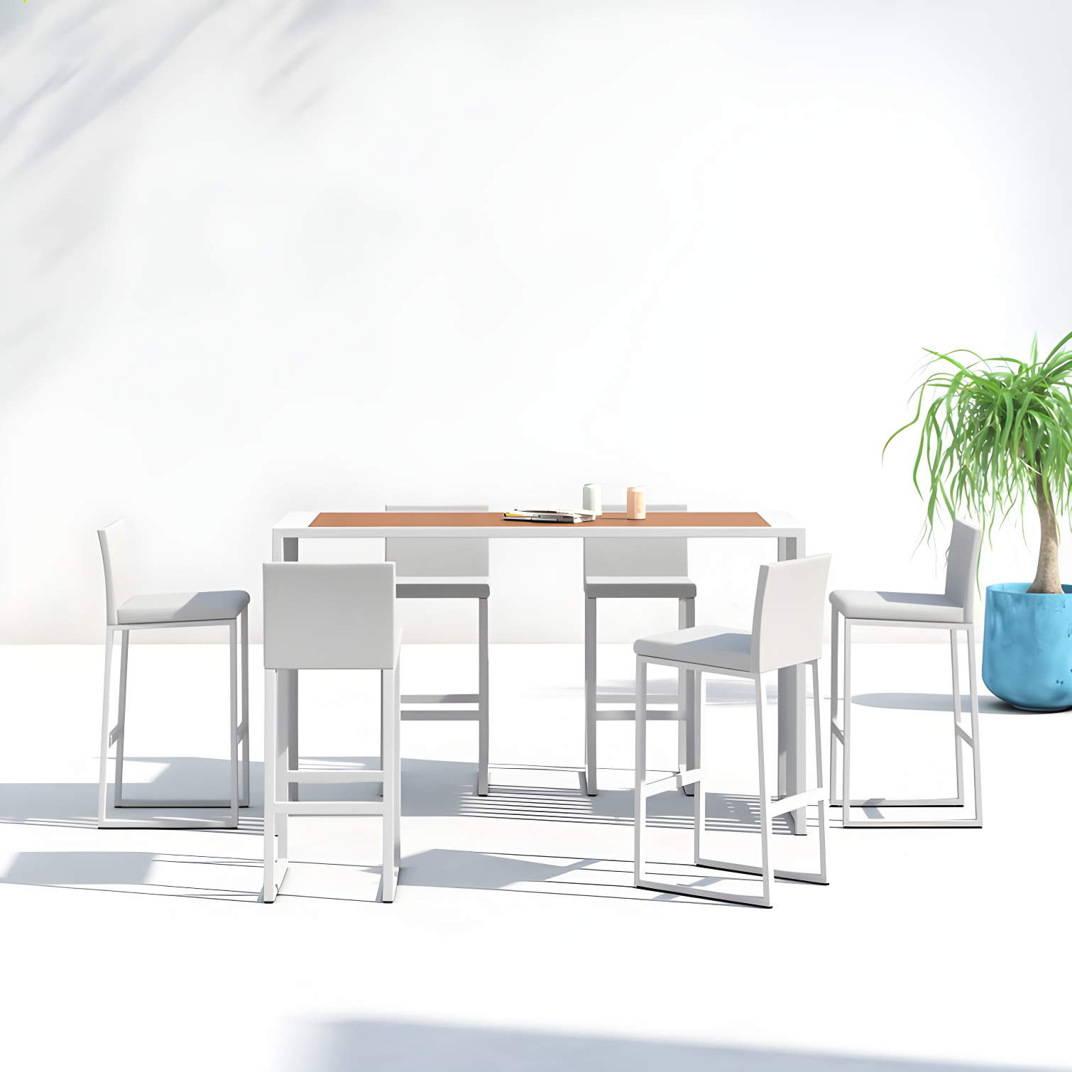 Jarrod 71'' Rectangular 6 - Person Outdoor Dining Set