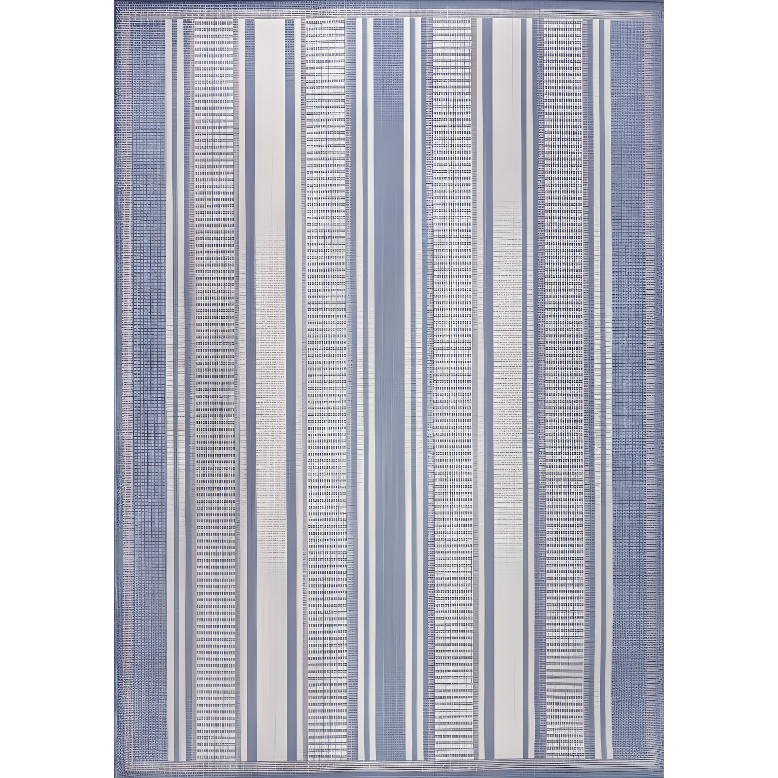 5' x 8' Haynes Modern Double Stripe Indoor/Outdoor Area Rug, Blue/Light Gray - JONATHAN Y