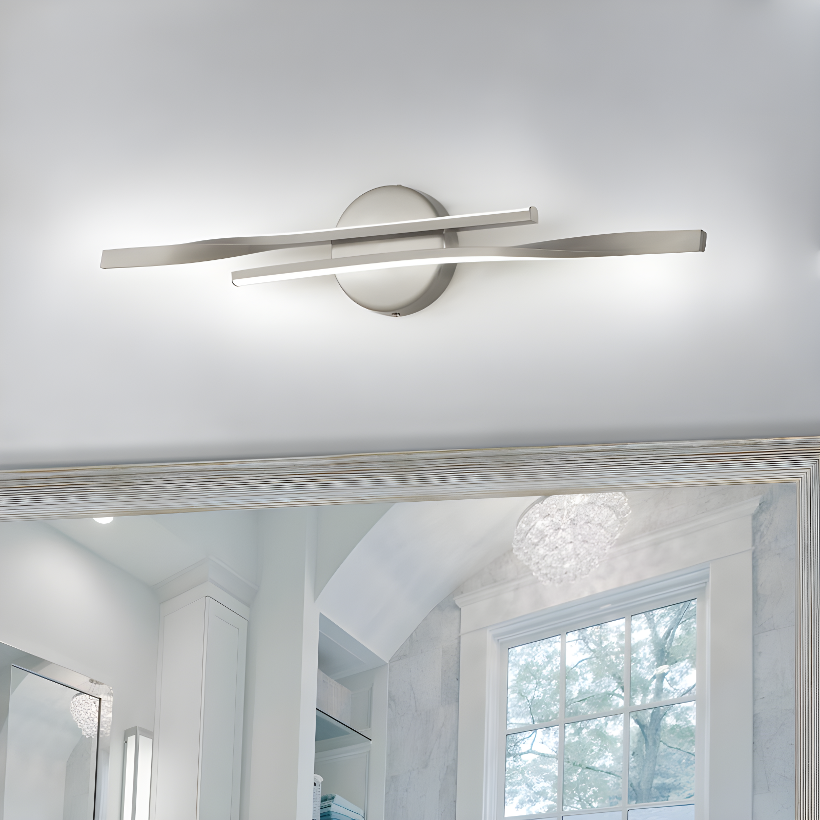 Orren Ellis Shoji 2 - Light Dimmable LED Vanity Light