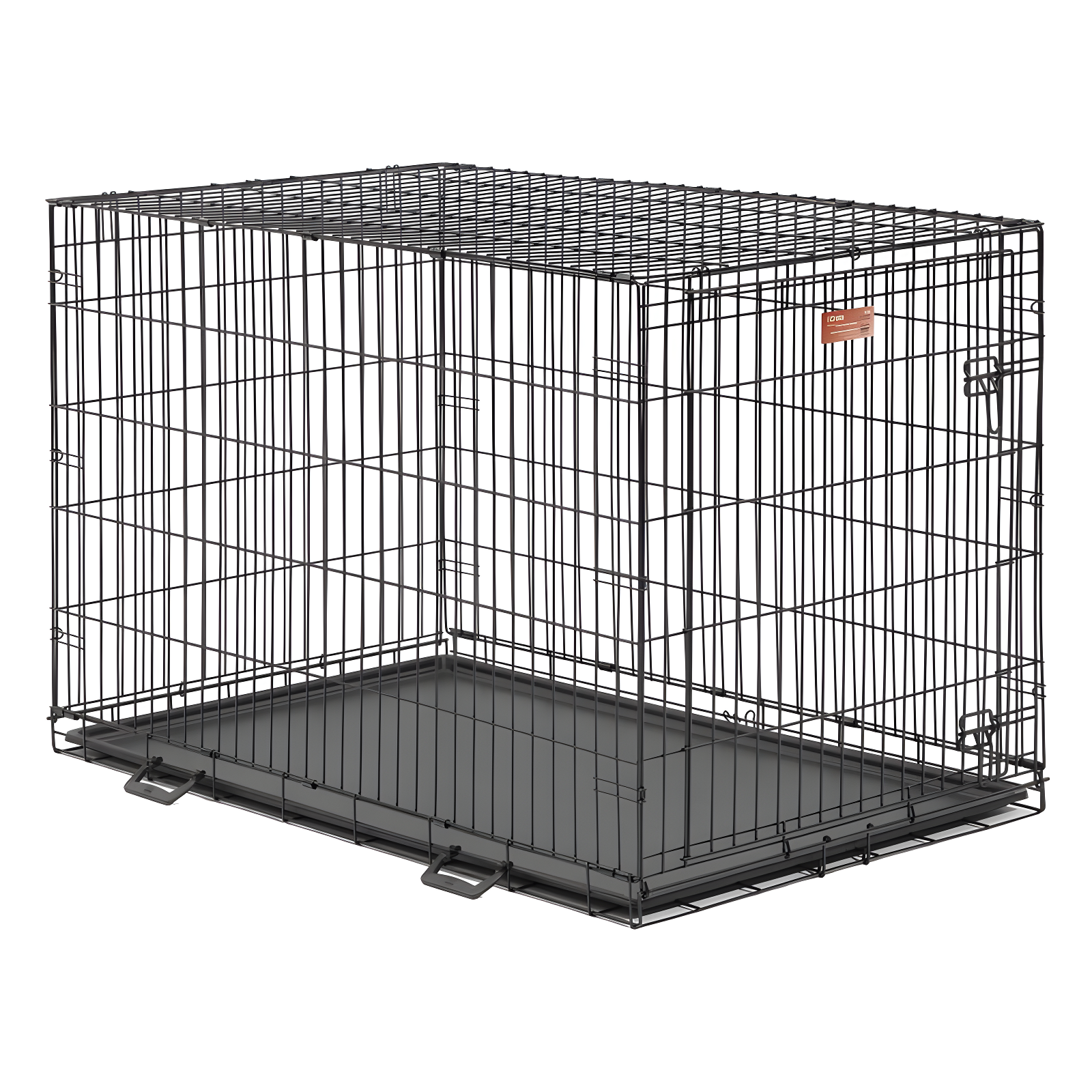 MidWest Homes for Pets Newly Enhanced Single Door iCrate Dog Crate Includes Divider Panel