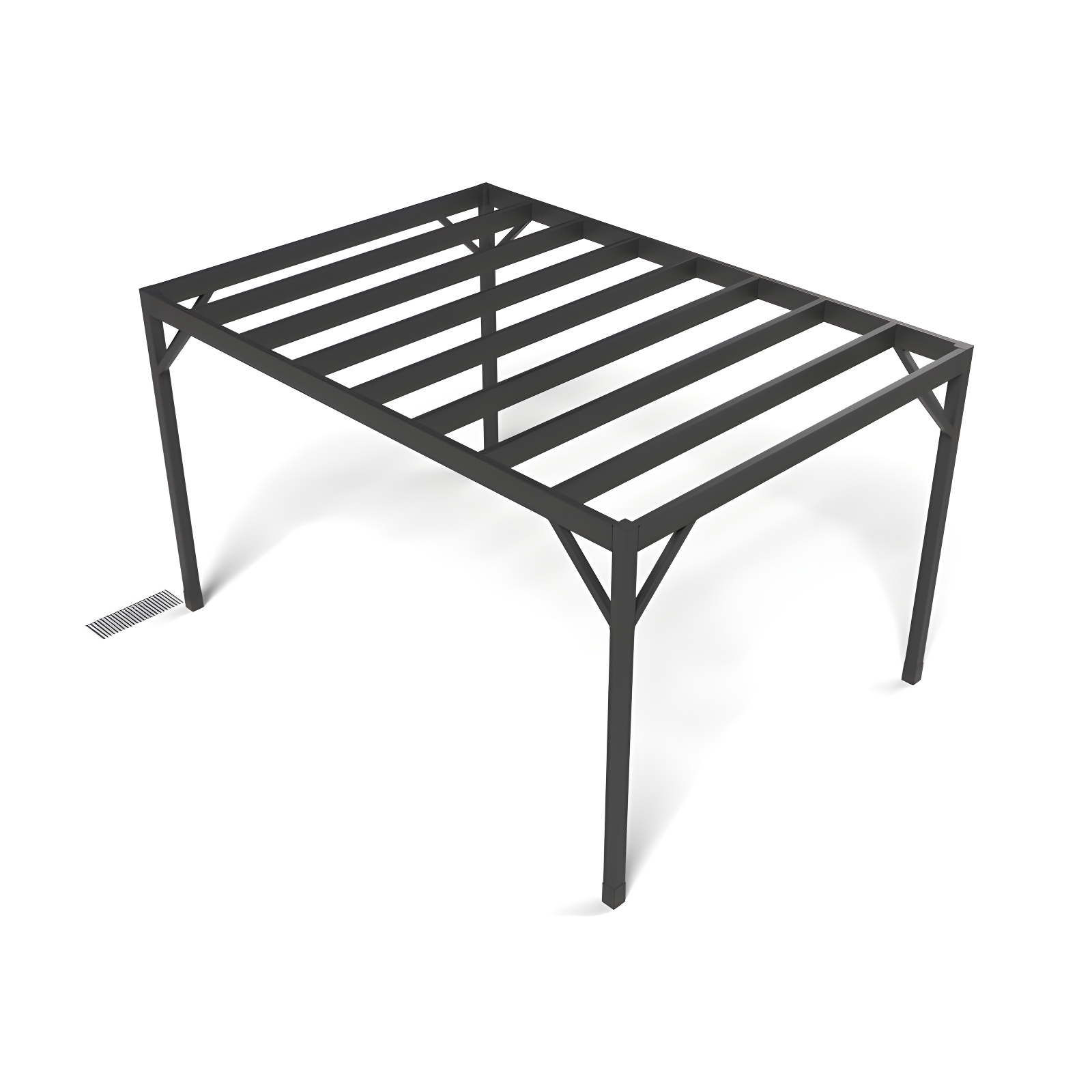 Fortress Building Products Fortress Evolution Modern Heavy Duty Steel Pergola Kit | Wayfair