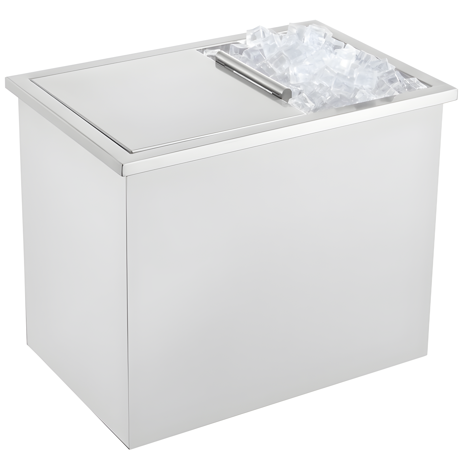 VEVOR 28.5Quart Drop in Ice Chest Ice Cooler Ice Bin Stainless Steel 18"x12"x15"