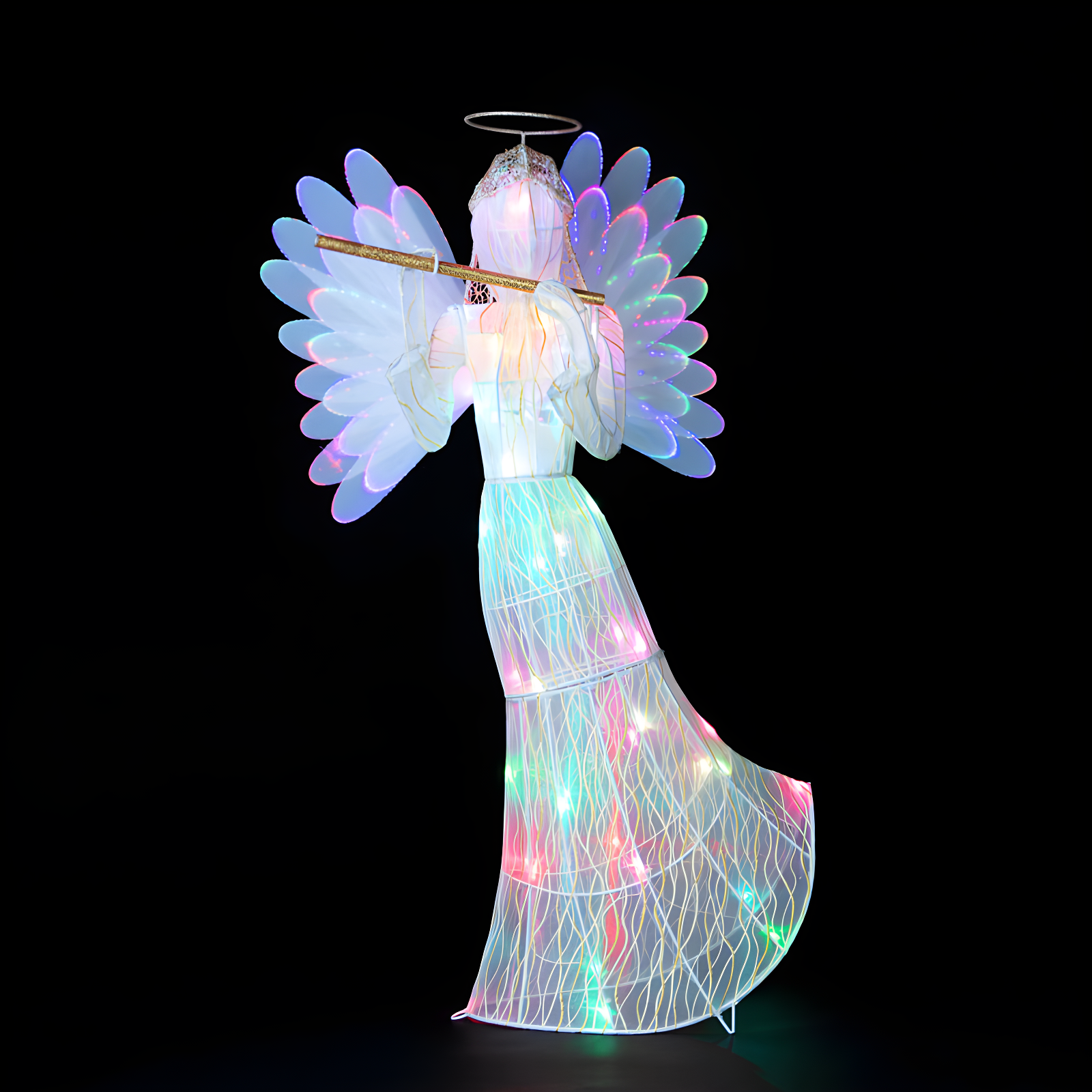 Mr. Christmas 3' Outdoor Animated Fiber-Optic Angel