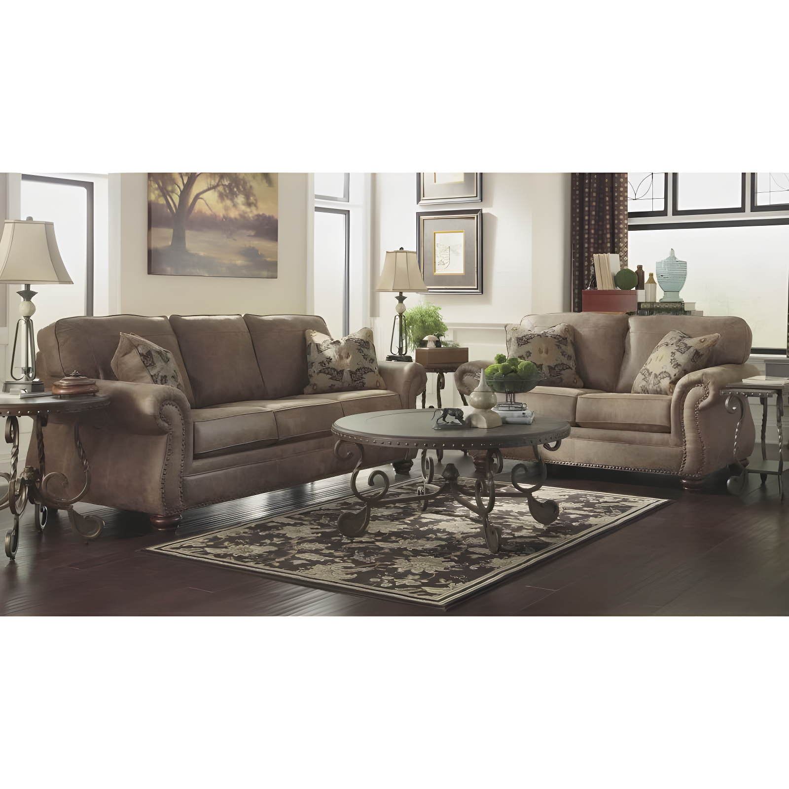 Larkinhurst Rocker Power Recliner Earth: Oversized Chair, Gentle Motion - Signature Design by Ashley