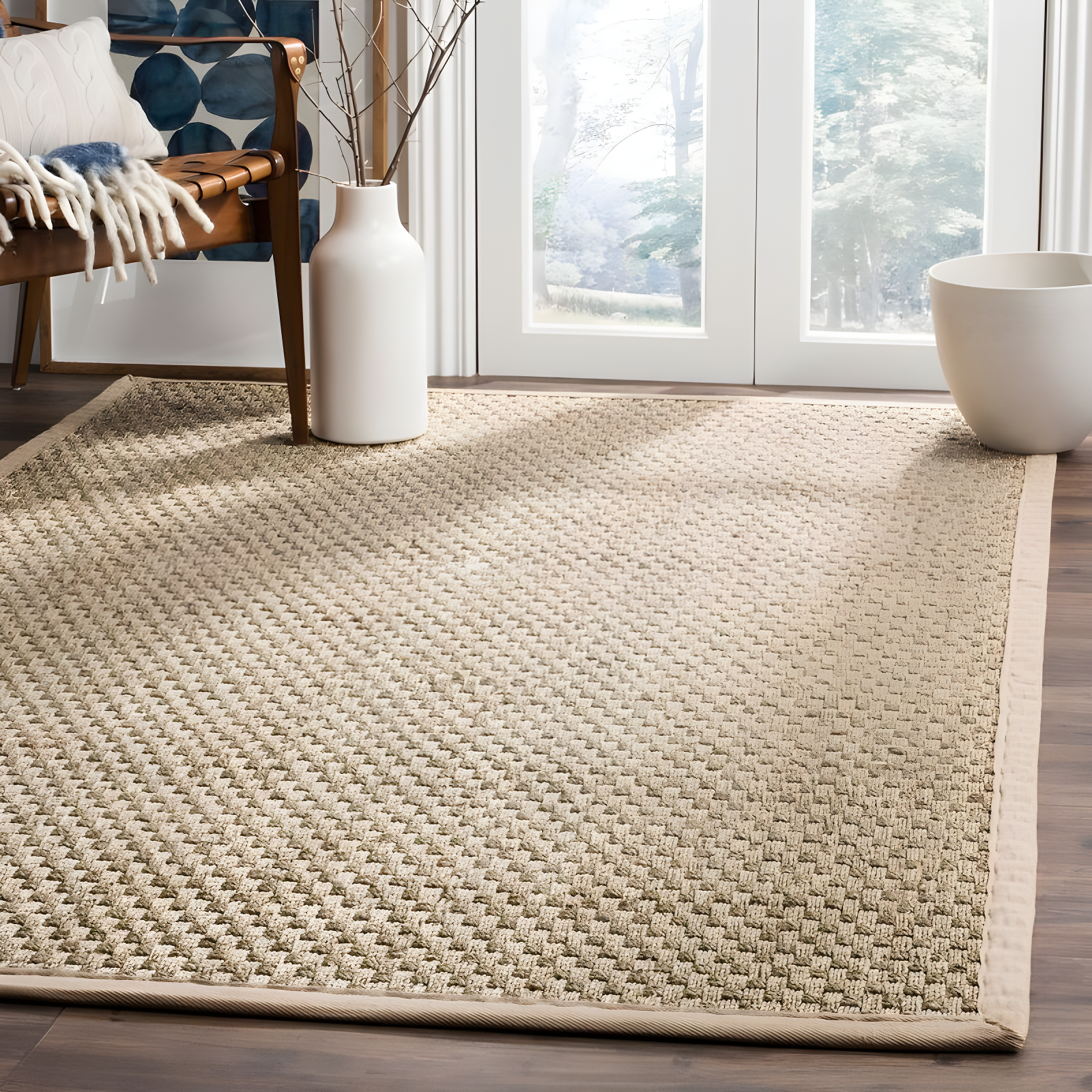 Natural Fiber NF114 Power Loomed Indoor Area Rug - Natural/Beige - 5'x8' - Safavieh.