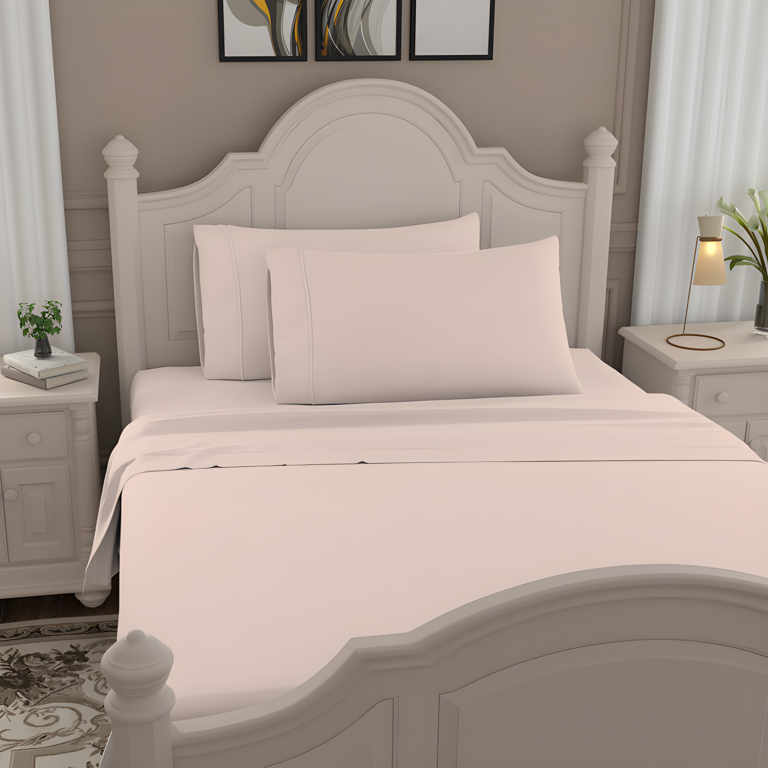100% Cotton 400TC Cool & Crisp Sheet Set
