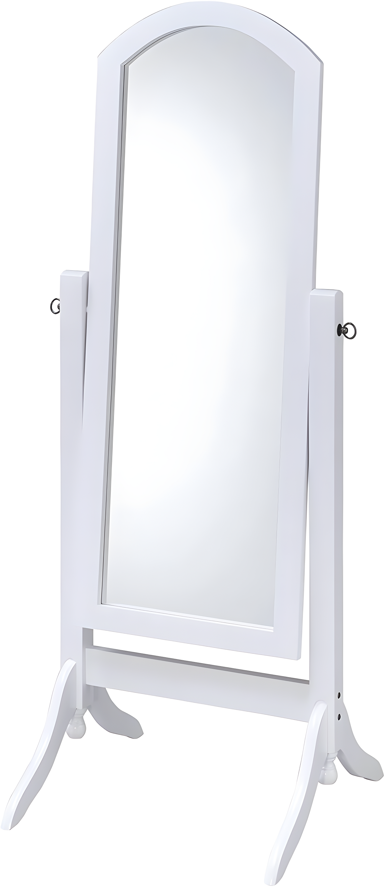 Barrington Cheval Floor Mirror - A/N White White