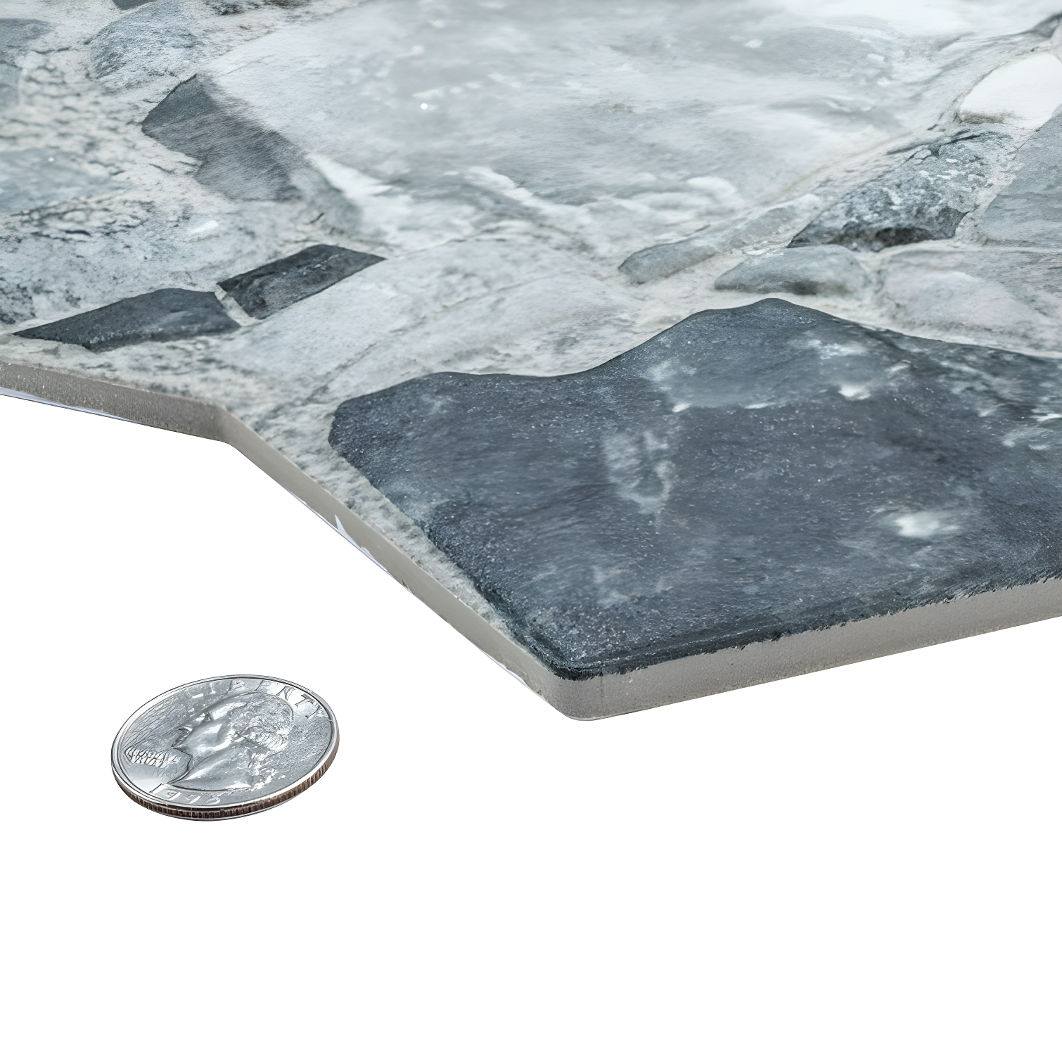 Rambla 15" x 23" Porcelain Stone Look Wall & Floor Tile