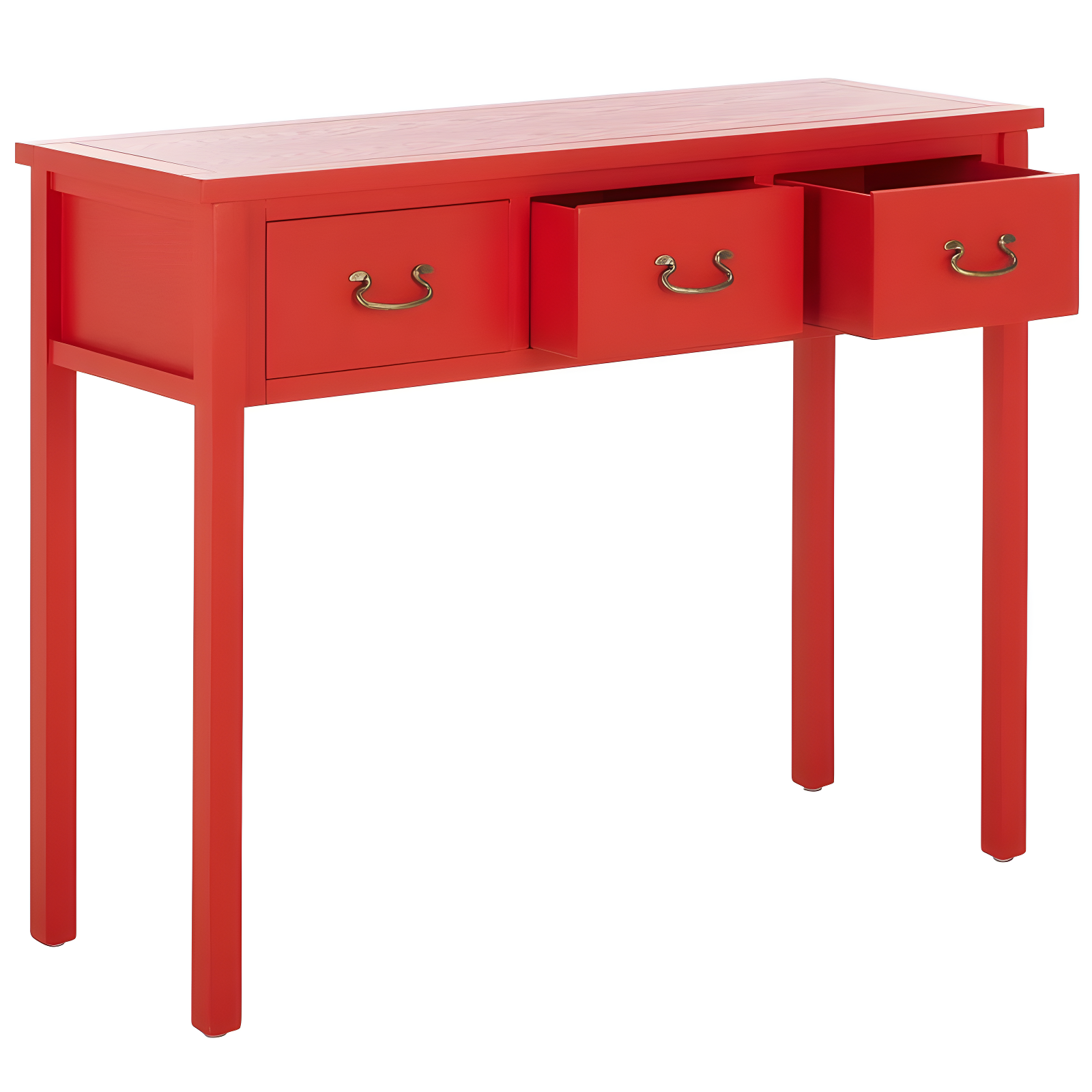 Cindy Console Table - Hot Red - Safavieh
