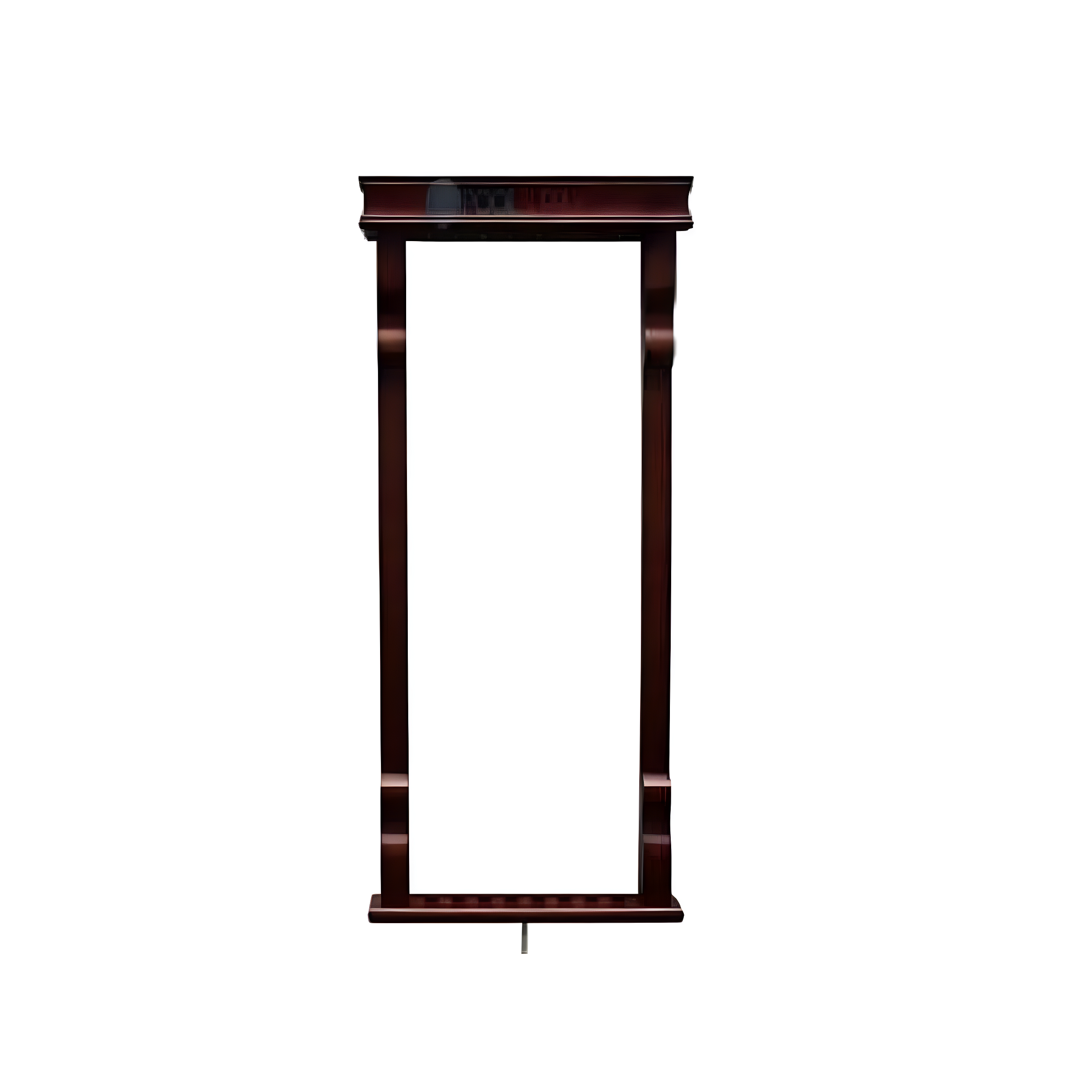Blue Wave BG2571M Vintage Wall Billiard Pool Cue Rack - Rich Mahogany