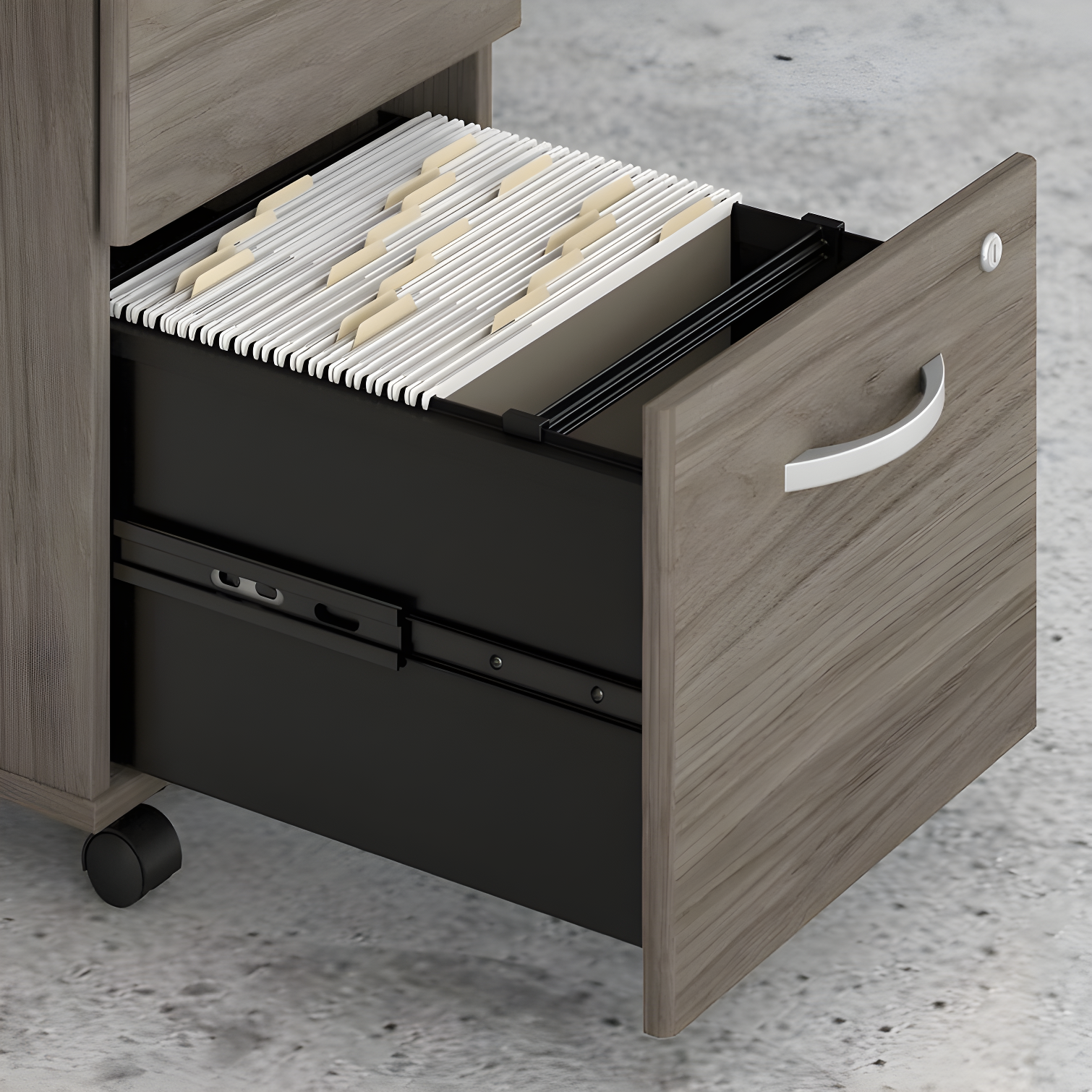 Hybrid L-Shaped Computer Desk Office Set