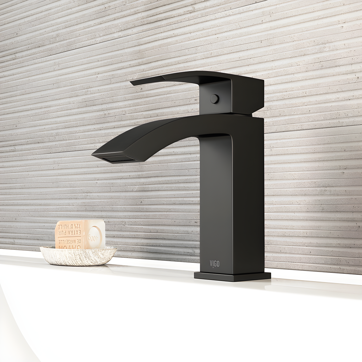 Satro 7" H Single Handle Single Hole Bathroom Faucet